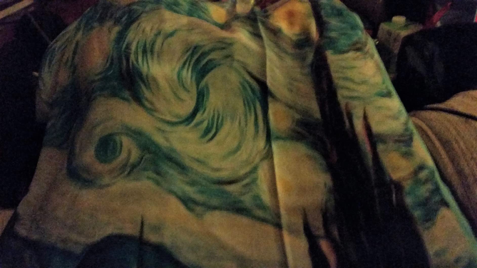 Women 100% Silk Scarves Van Gogh Paul Gauguin Monet Painted Scarf customer photo 1