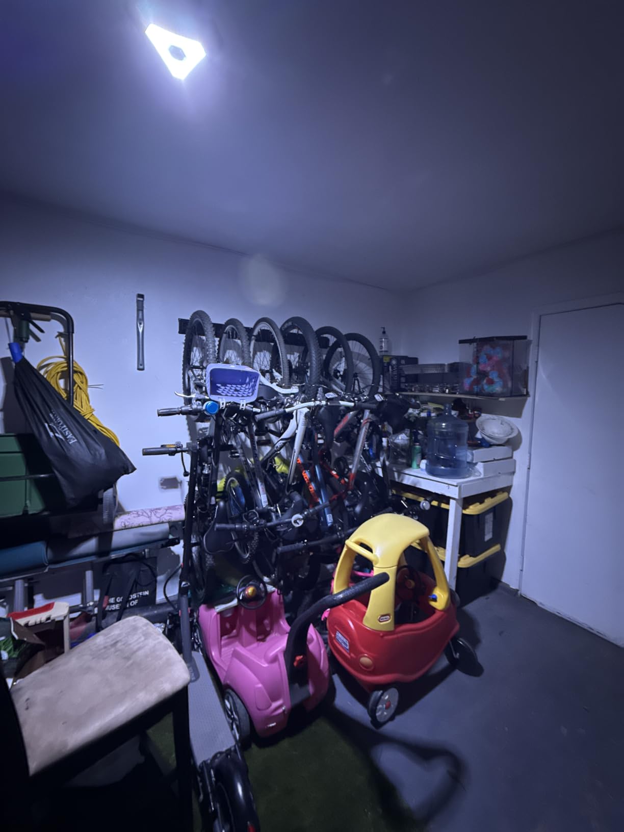 Ultrawall Stainless Steel Bike Storage Rack, Wall Mount 6 Bike Hanger - Bicycle Rack for Home & Garage Holds Up to 300lbs, Black customer photo 2