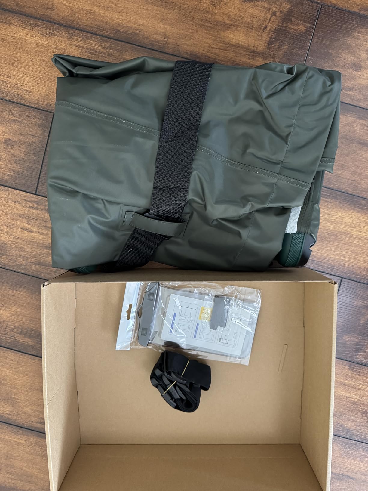 Gonex Chest Waders Hunting Fishing Waders for Men Women Waterproof 70D Nylon Wader for Duck Hunting Fishing Green, Sizes 8-13 customer photo 2