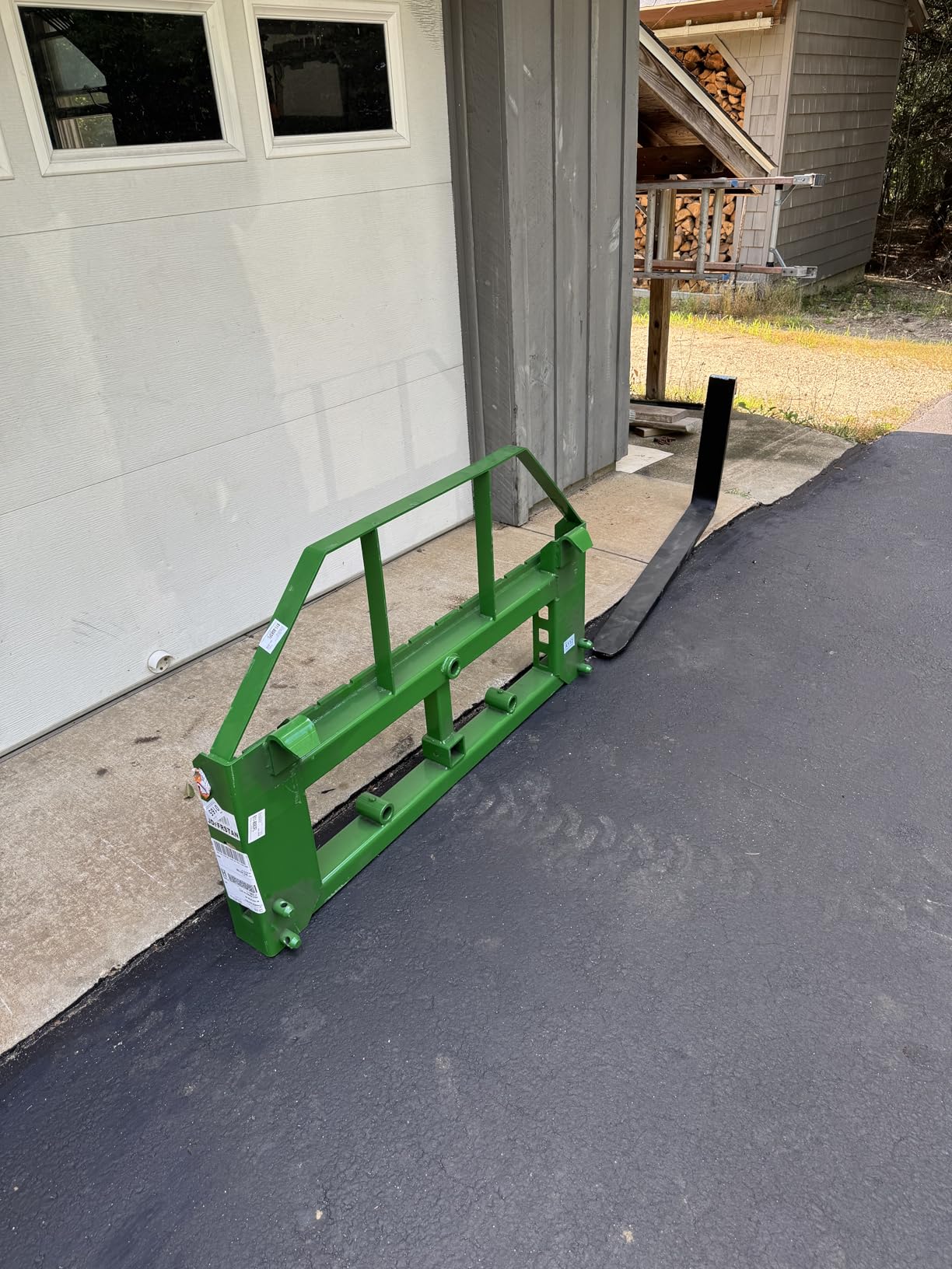 Titan Attachments Heavy Duty Pallet Fork Frame and 48