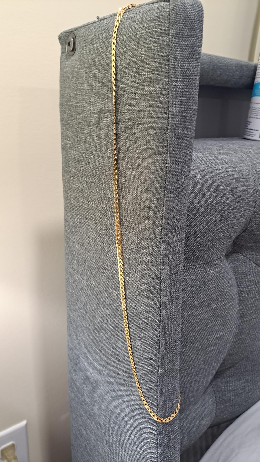 18K Gold Plated 925 Sterling Silver Cuban Link Chain Men Women customer photo 1