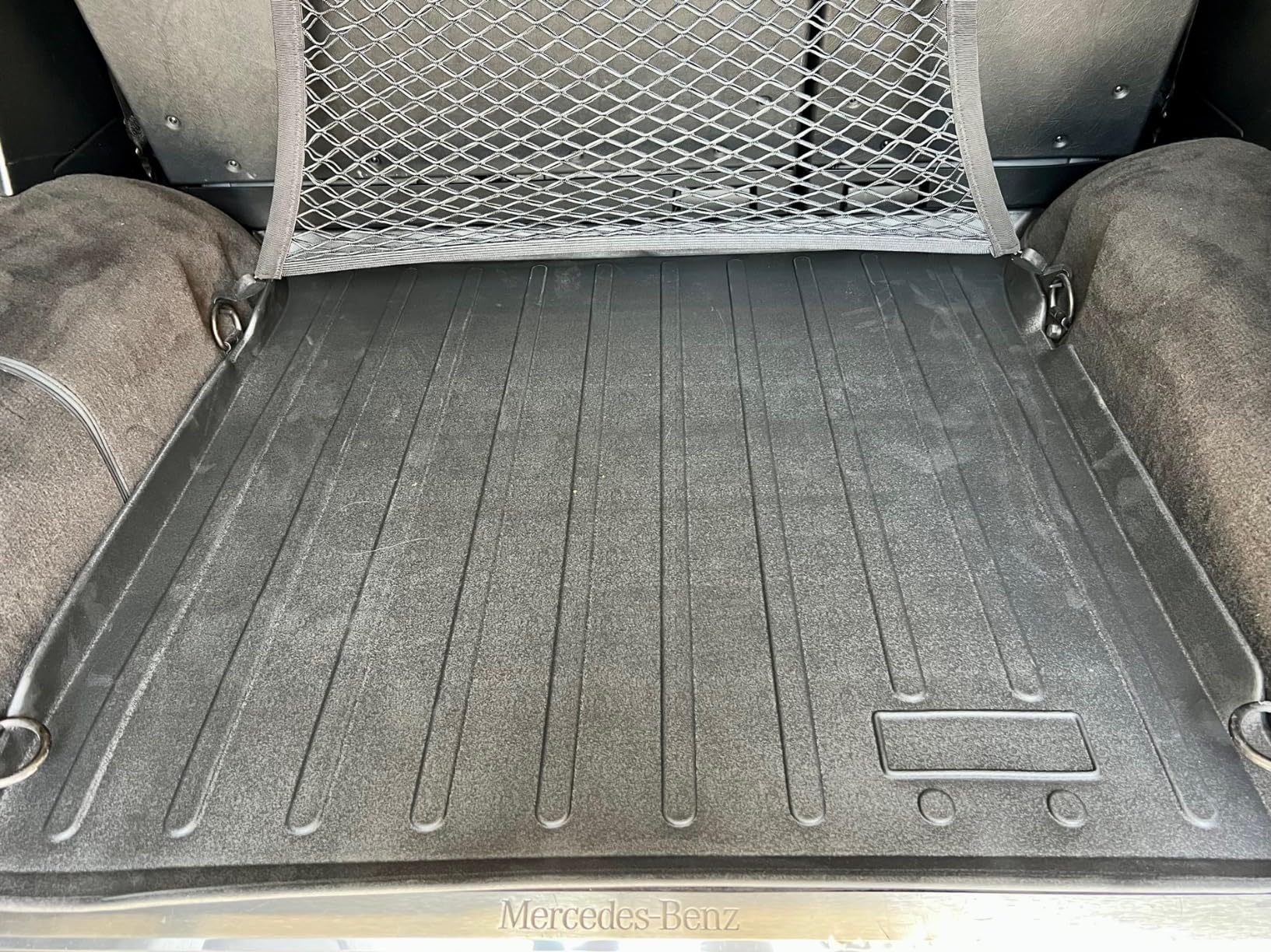 Cargo Liner - Trunk Mat for Mercedes-Benz G-Class 2002-2018 - Weather-Resistant Trunk Mats for Cars with Raised Lip - Non-Slip Car Trunk Mat Rubber - Laser Pre-Cut Design customer photo 1