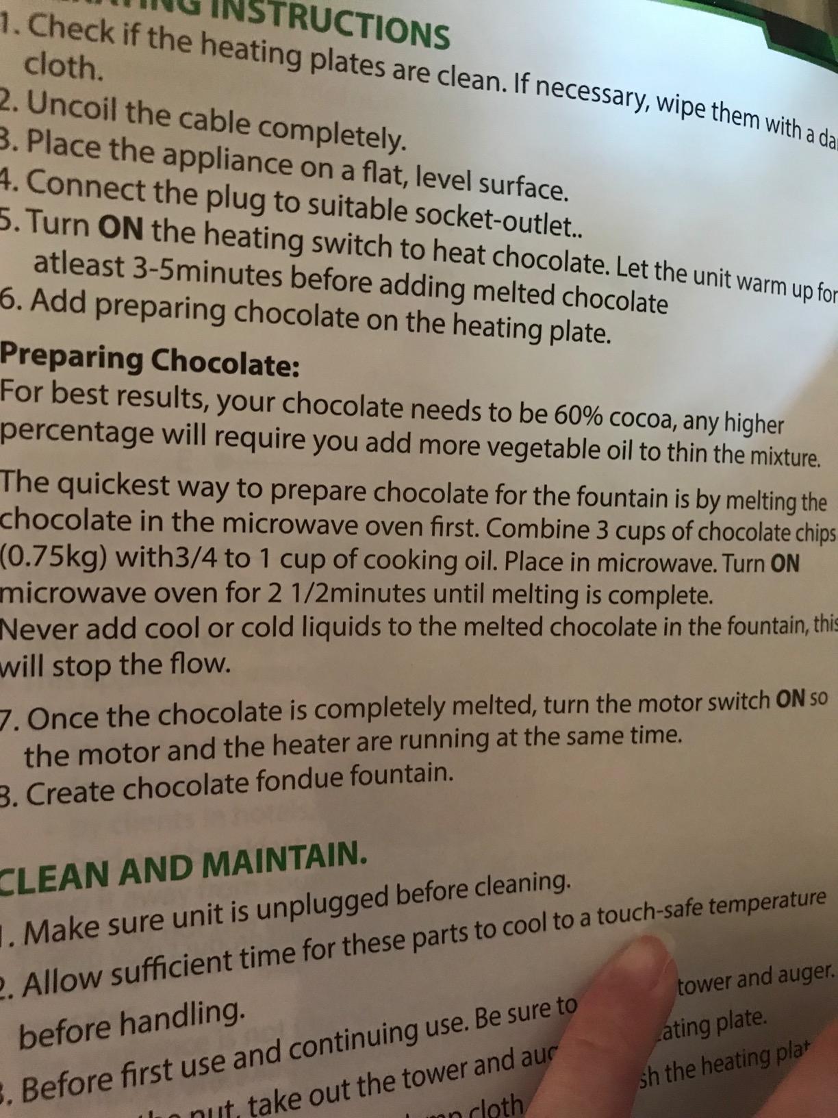 Nutrichef 3 Tier Chocolate Fondue Fountain - Electric Stainless Chocolate Dipping Warmer Machine - Warm & Melt Chocolate, Butter & Cheese - Great for Parties, Events & Weddings - Pot Capacity 16 OZ customer photo 1