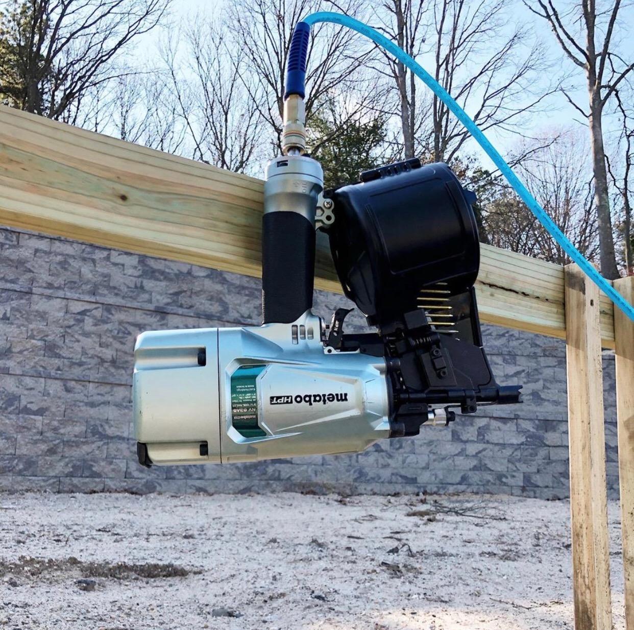 Metabo HPT Coil Framing Nailer, 15 Degree Magazine, NV83A5 customer photo 2