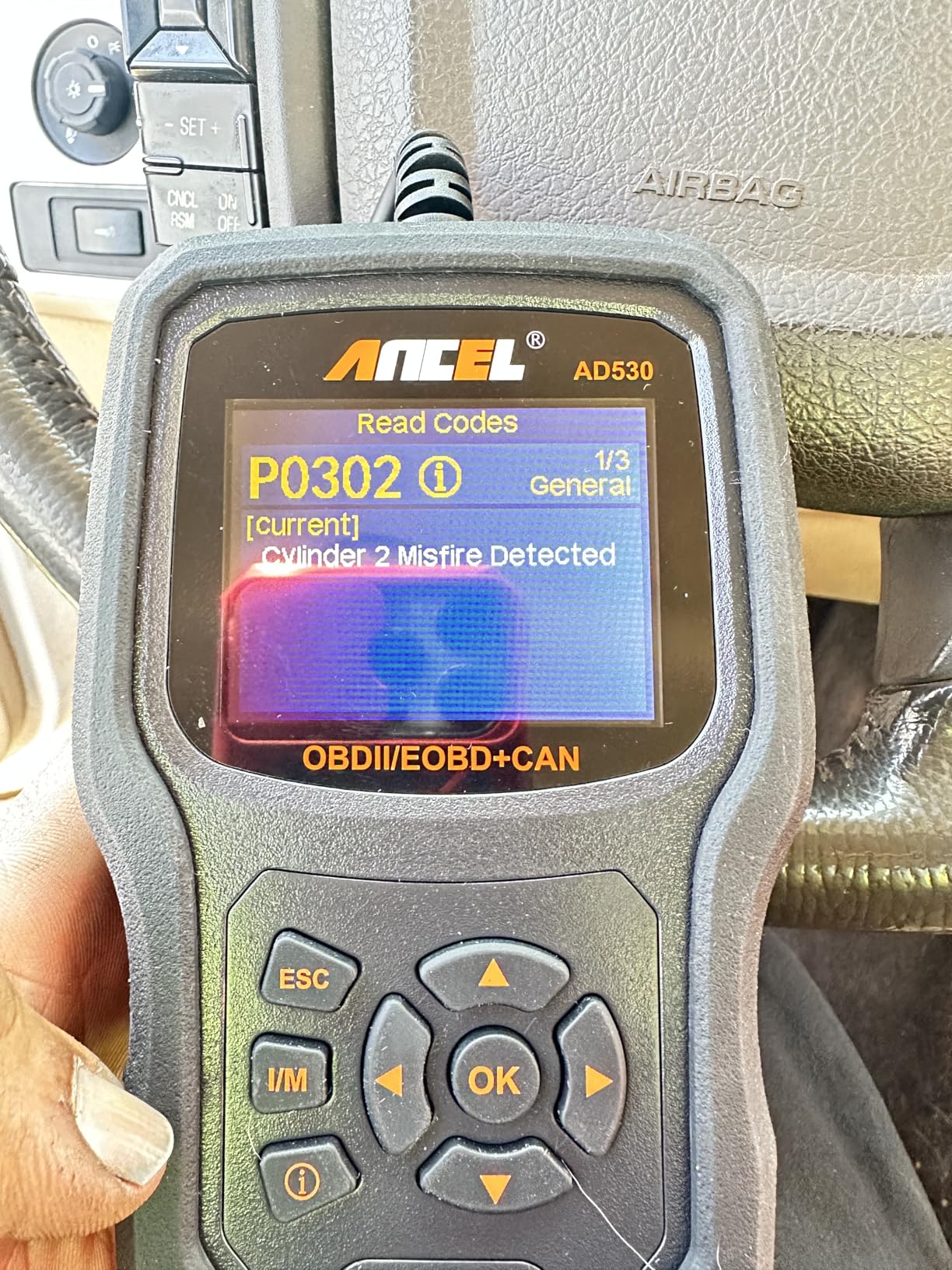 ANCEL AD530 OBD2 Scanner-Upgraded AD310, Car Code Reader for Check Engine Light, Full OBDII Scan Tool for Read & Clear Fault Codes, Battery Test & Live Data, OBD II Diagnostic Scanner for 1996+ Cars customer photo 1
