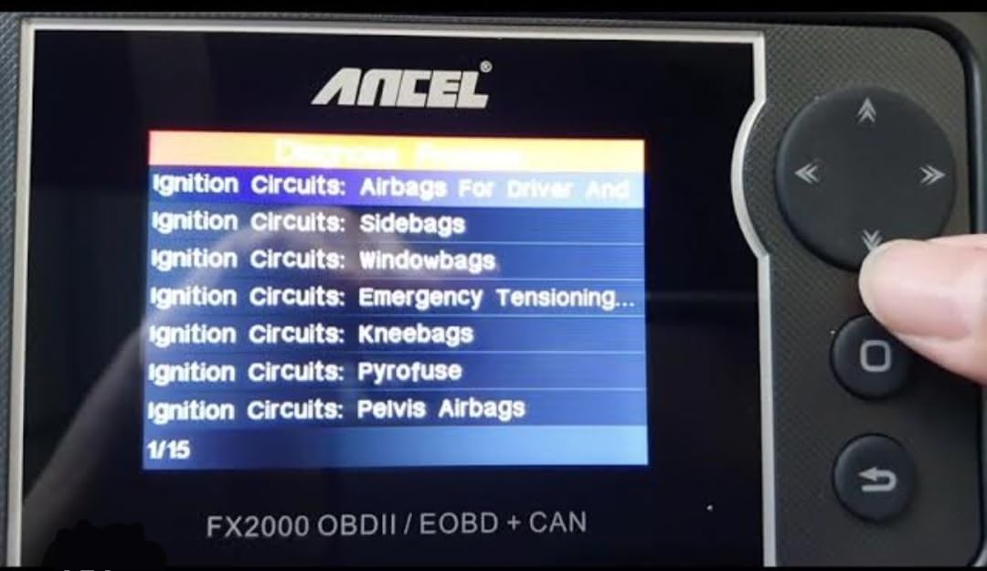 ANCEL FX2000-US OBD2 Scanner Diagnostic Tool, Engine ABS Airbag Transmission Code Reader with Live Data, Check Engine Light Scanner for Vehicle Diagnosis, Compatible with Most 12V Vehicles customer photo 1