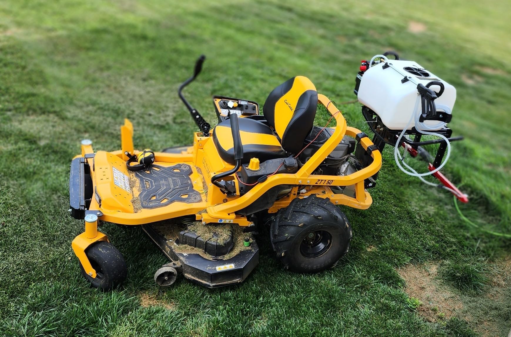 NorthStar ATV Broadcast and Spot Sprayer with 2-Nozzle Boom, 16 Gallon, 2.2 GPM, 12V, 70 PSI, NSQ Series On-Demand Pump, 6.7 Ft Spray Pattern, for Lawn, Farm, Pasture and Acreage customer photo 1