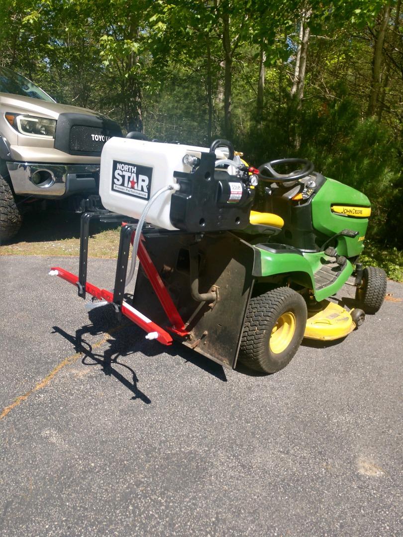 NorthStar ATV Broadcast and Spot Sprayer with 2-Nozzle Boom, 16 Gallon, 2.2 GPM, 12V, 70 PSI, NSQ Series On-Demand Pump, 6.7 Ft Spray Pattern, for Lawn, Farm, Pasture and Acreage customer photo 2