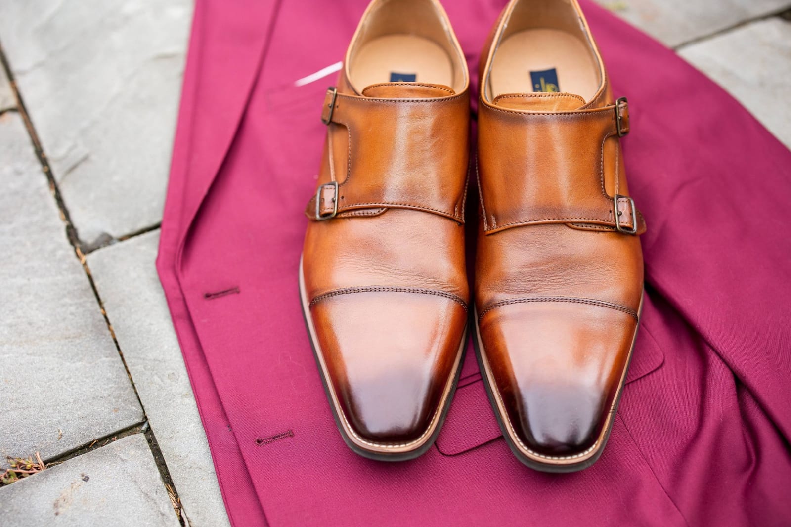 La Milano Mens Double Monk Strap Slip on Loafer Cap Toe Leather Oxford Formal Business Casual Comfortable Dress Shoes for Men customer photo 2