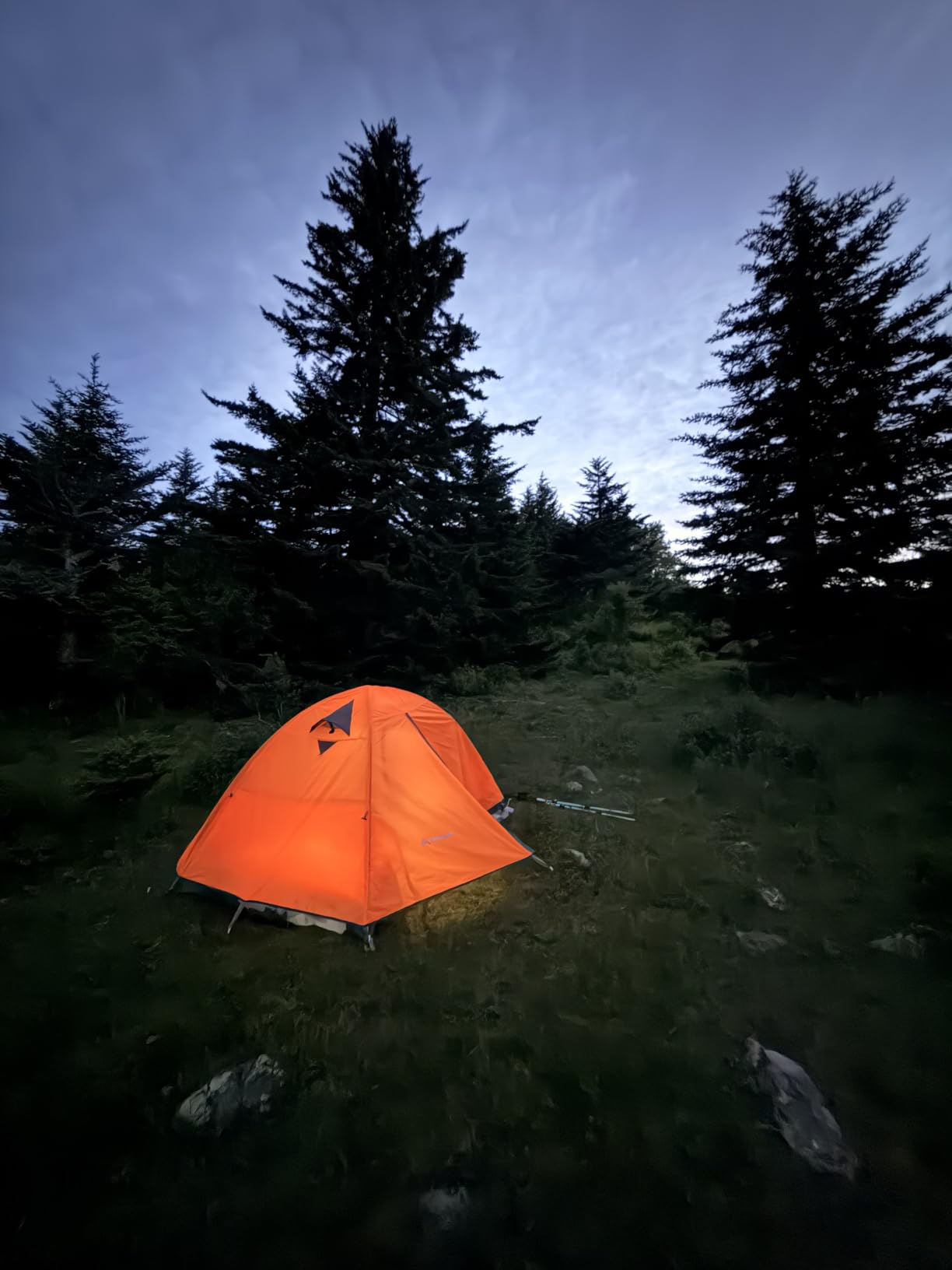 BISINNA 2/4 Person Camping Tent Lightweight Waterproof Backpacking Tent | Easy Setup Windproof Two Doors Double Layer with Rainfly Aluminum Pole Compact Outdoor Tent for Family Camping Hunting Hiking customer photo 1