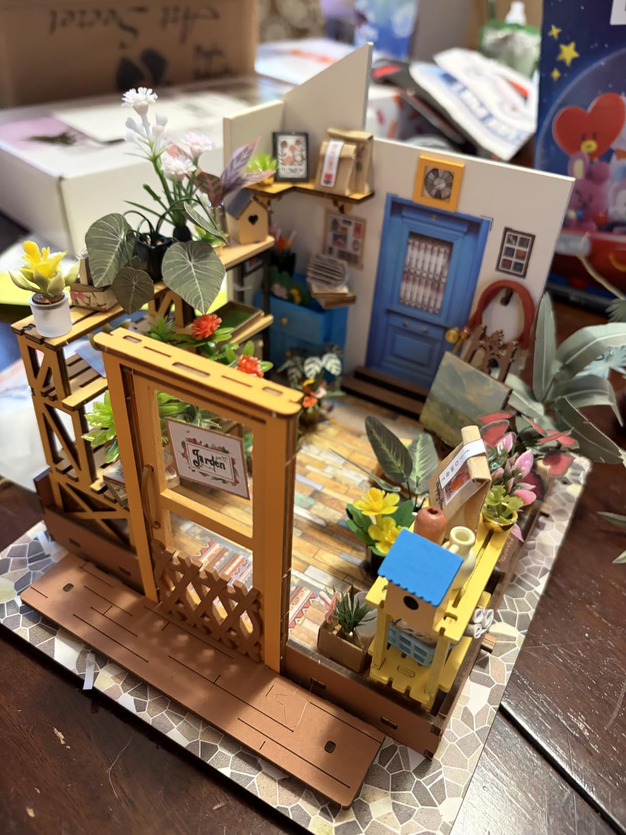 Rolife DIY Miniature Greenhouse Kits for Adults - Cathy's Flower House | Beginner-Friendly Diorama Kits Mayberry Street Tiny House For Adults, Birthday/Christmas Decor Crafts Gifts For Plant Lovers customer photo 1