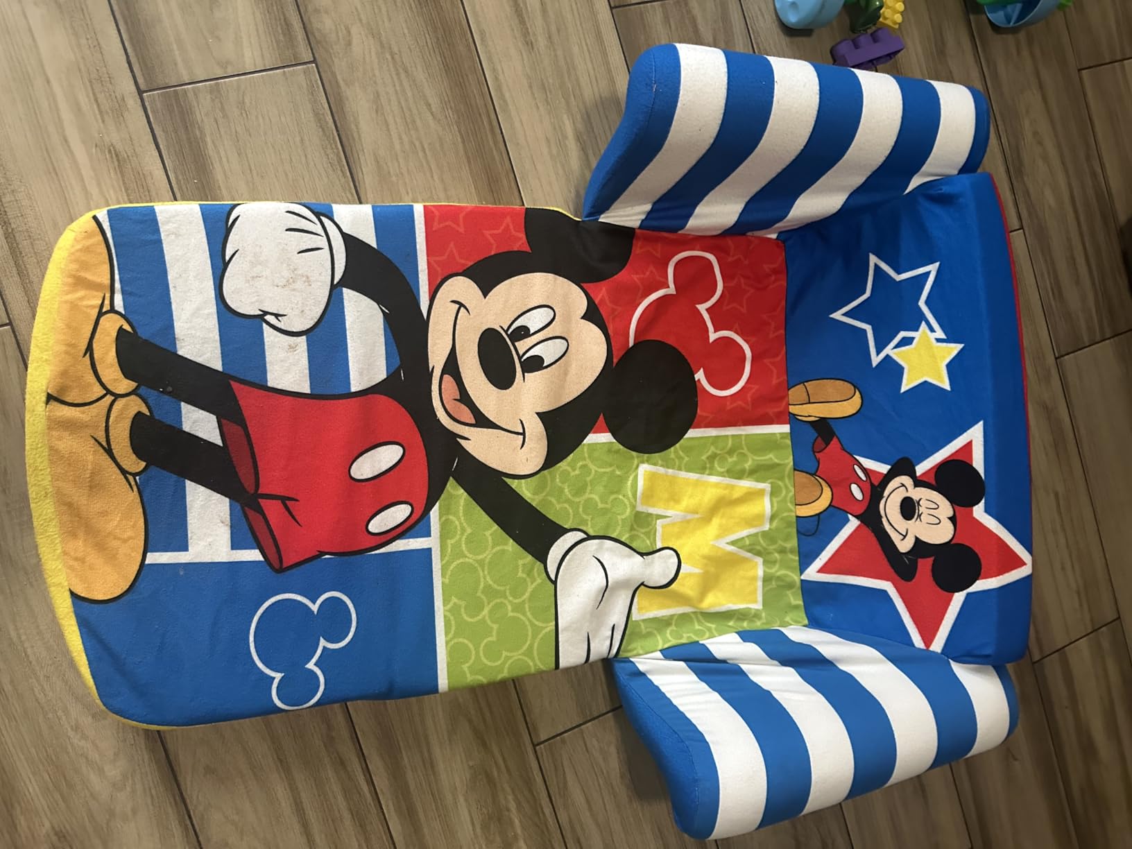 Marshmallow Furniture Kids Sofa, 2-in-1 Flip Open Couch & Bed, Mickey Mouse customer photo 2