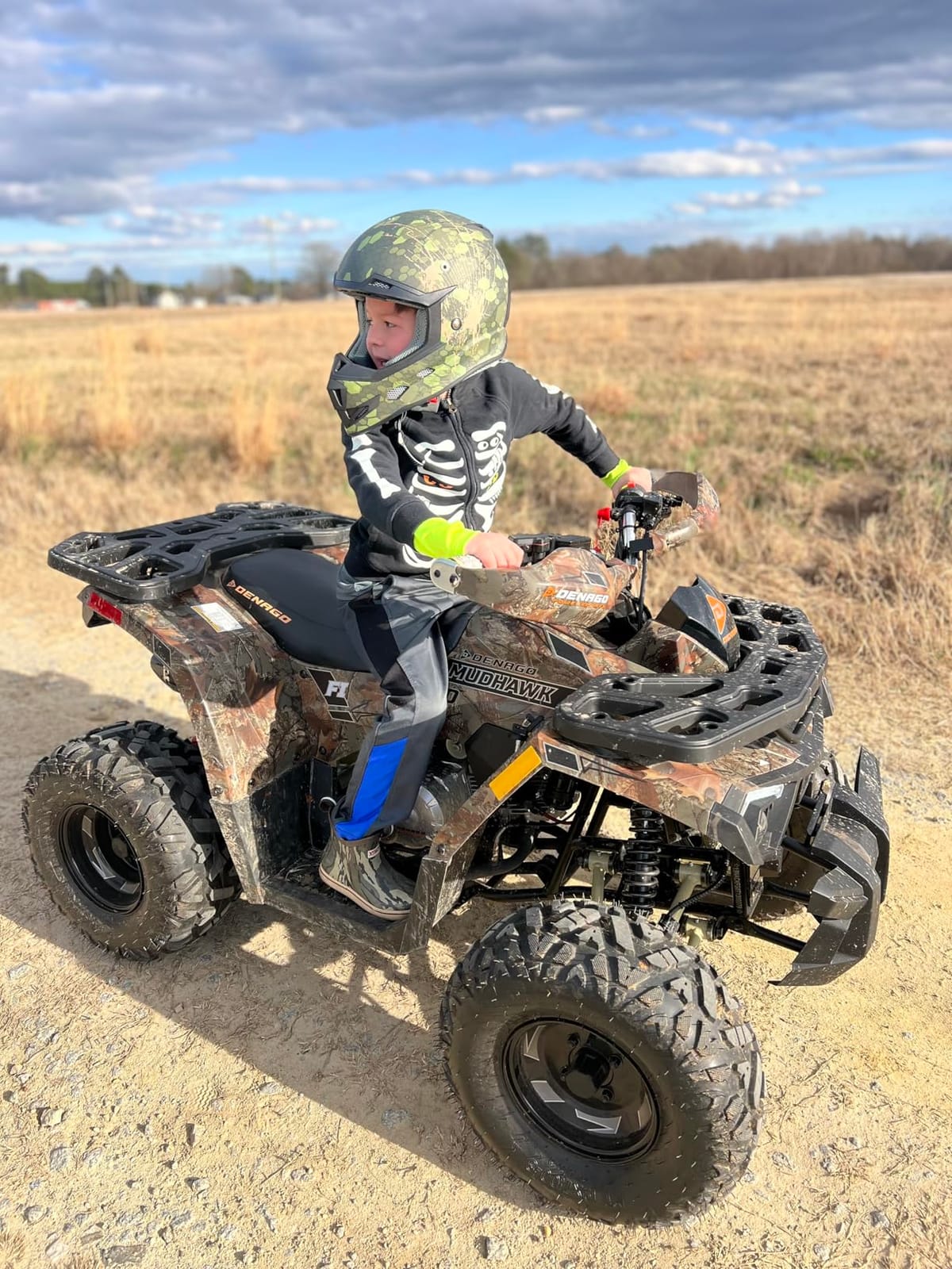 GLX GX623 Youth ATV & Dirt Bike Helmet Combo, DOT, Premium Adult-Level Safety for Kids, Youth-Sized Full-Face Protection customer photo 1