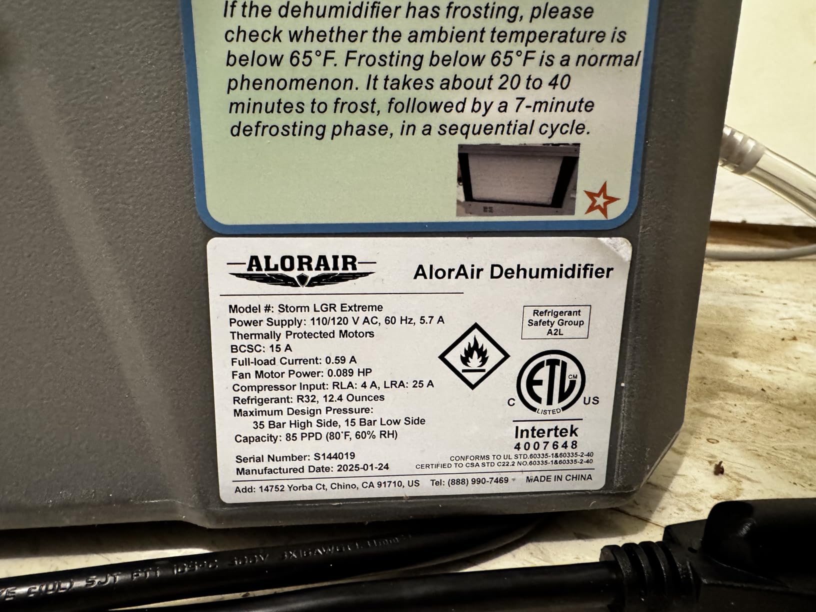 ALORAIR 180 PPD Commercial Dehumidifier with Pump, 6-Year Limited Warranty | Portable Industrial Dehu, Efficient Water Damage Restoration, Basement/Warehouse/Job Sites customer photo 1