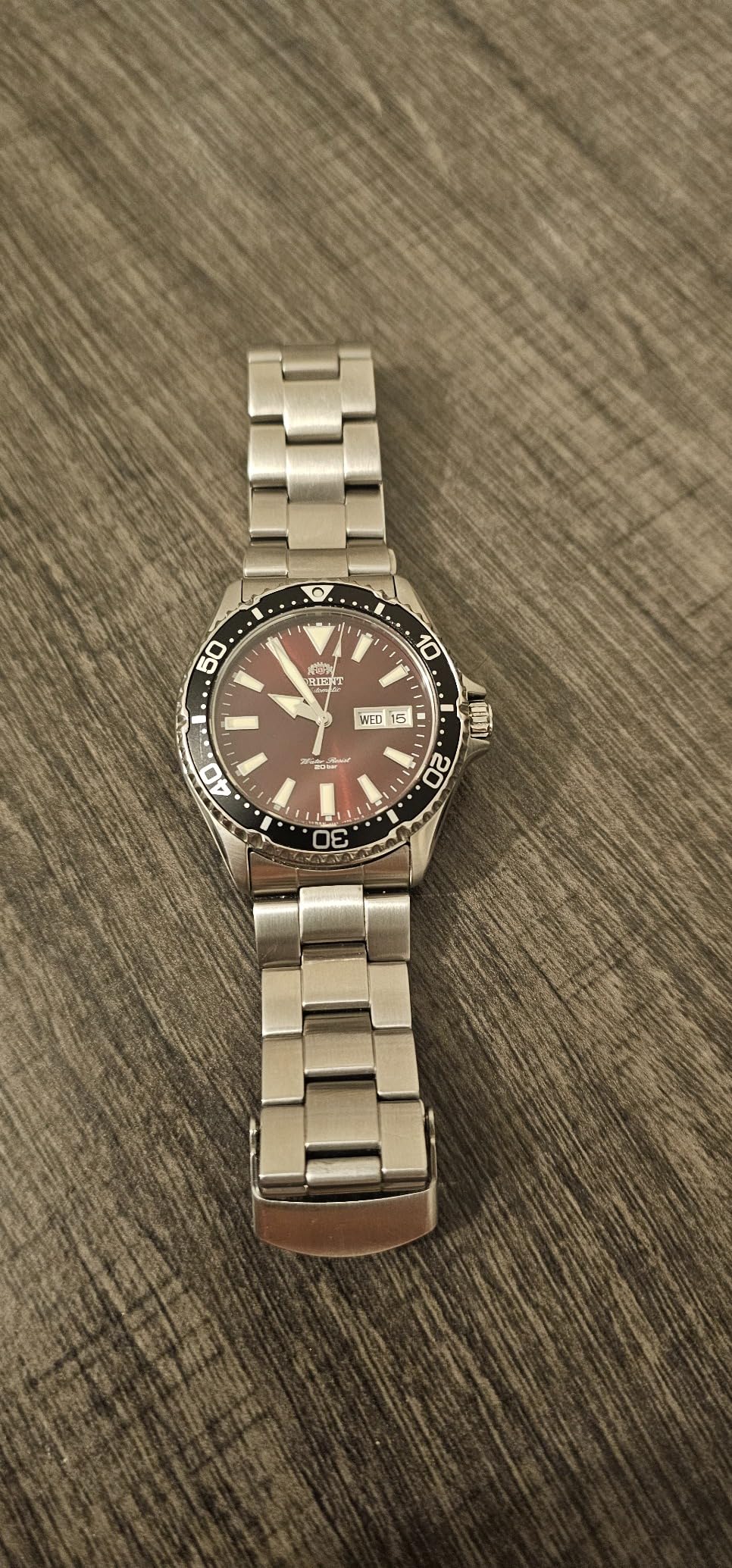 Orient Men's Kamasu Stainless Steel Automatic Diving Watch with Sapphire Crystal customer photo 2