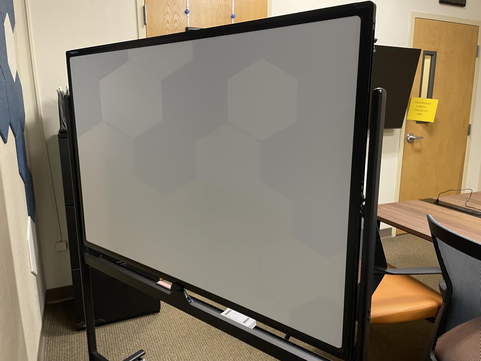 Tankee Rolling Whiteboard 48x32 Large White Board Dry Erase Board on Wheels | Height-Adjustable, Ideal for Office Classroom School Home Homeschooling customer photo 2