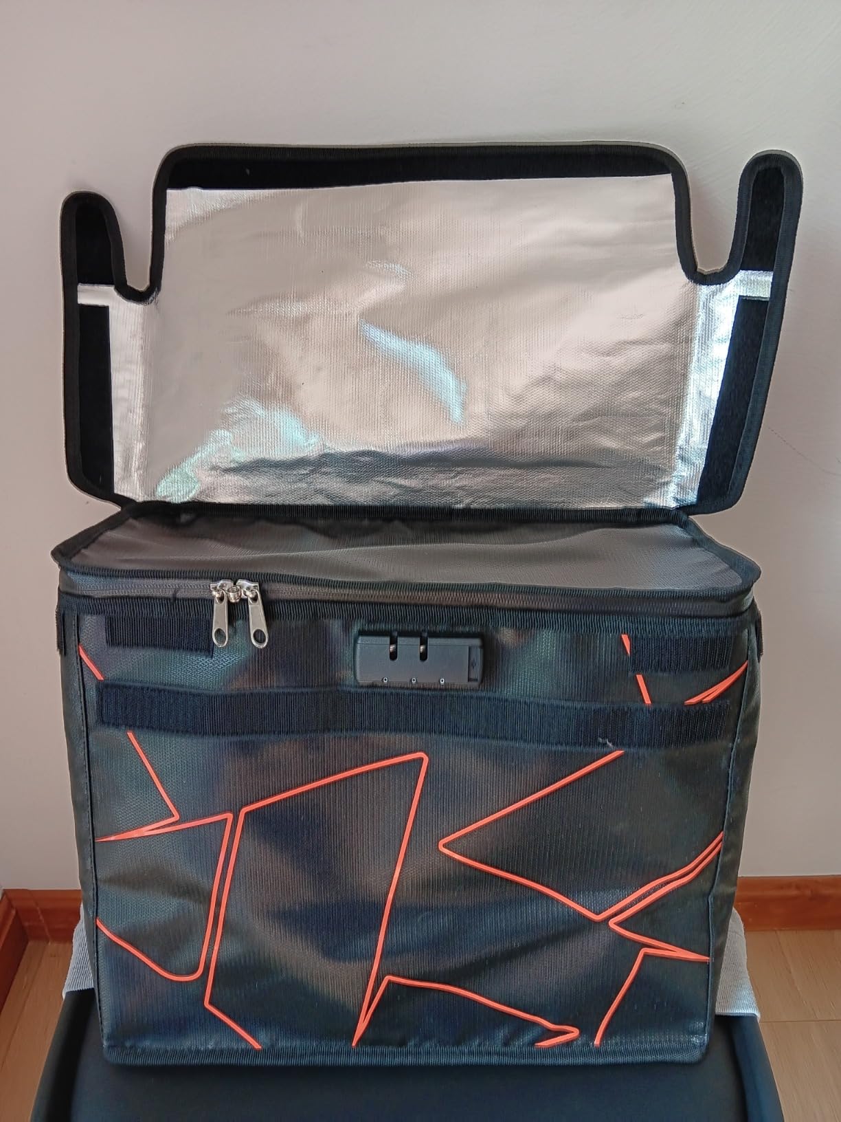 Flypal Fireproof Document Bag with lock, Patented Enclosed Flap, X Large customer photo 2