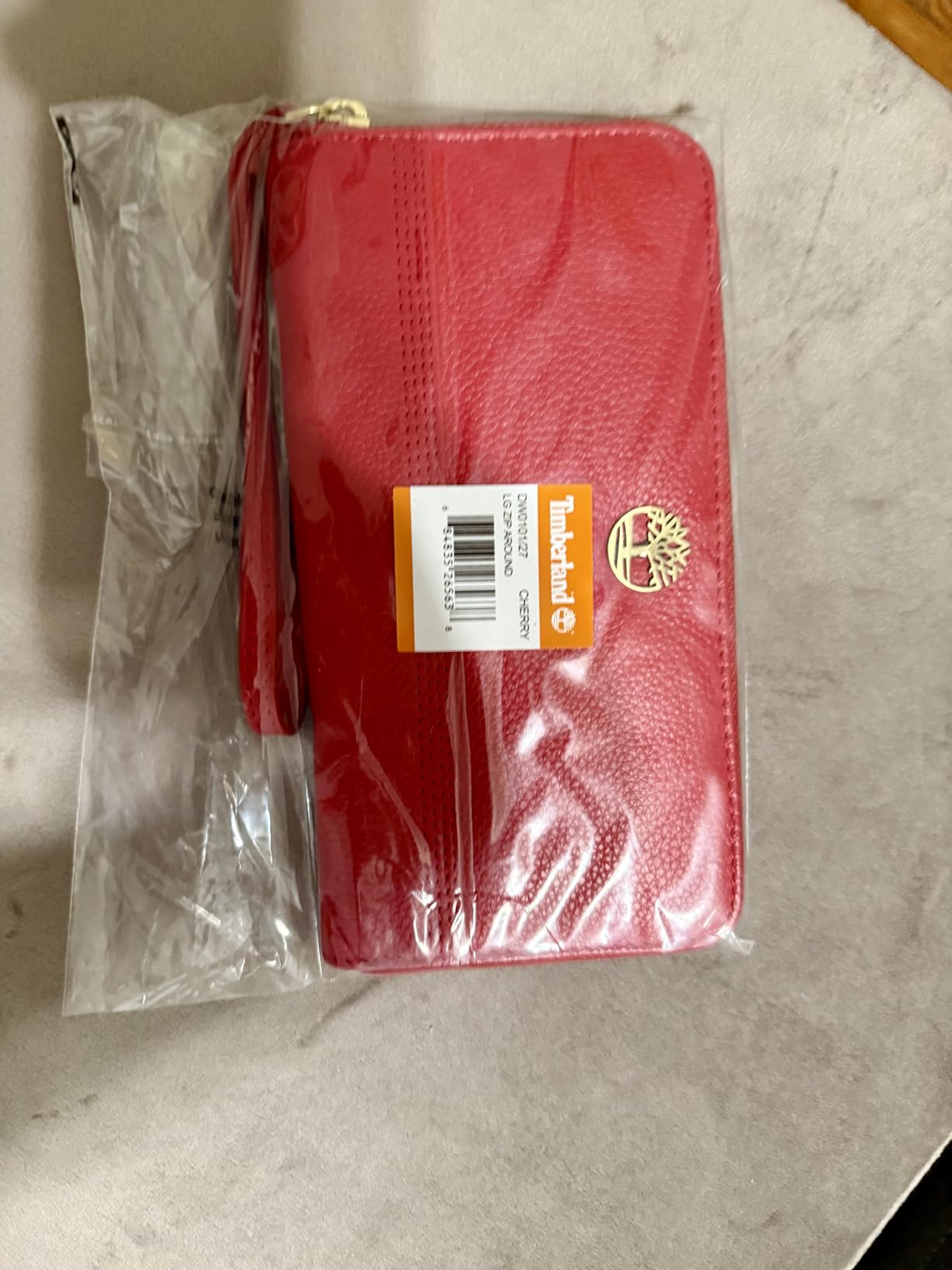 Timberland Womens Leather RFID Zip Around Wallet Clutch With Wristlet Strap customer photo 1