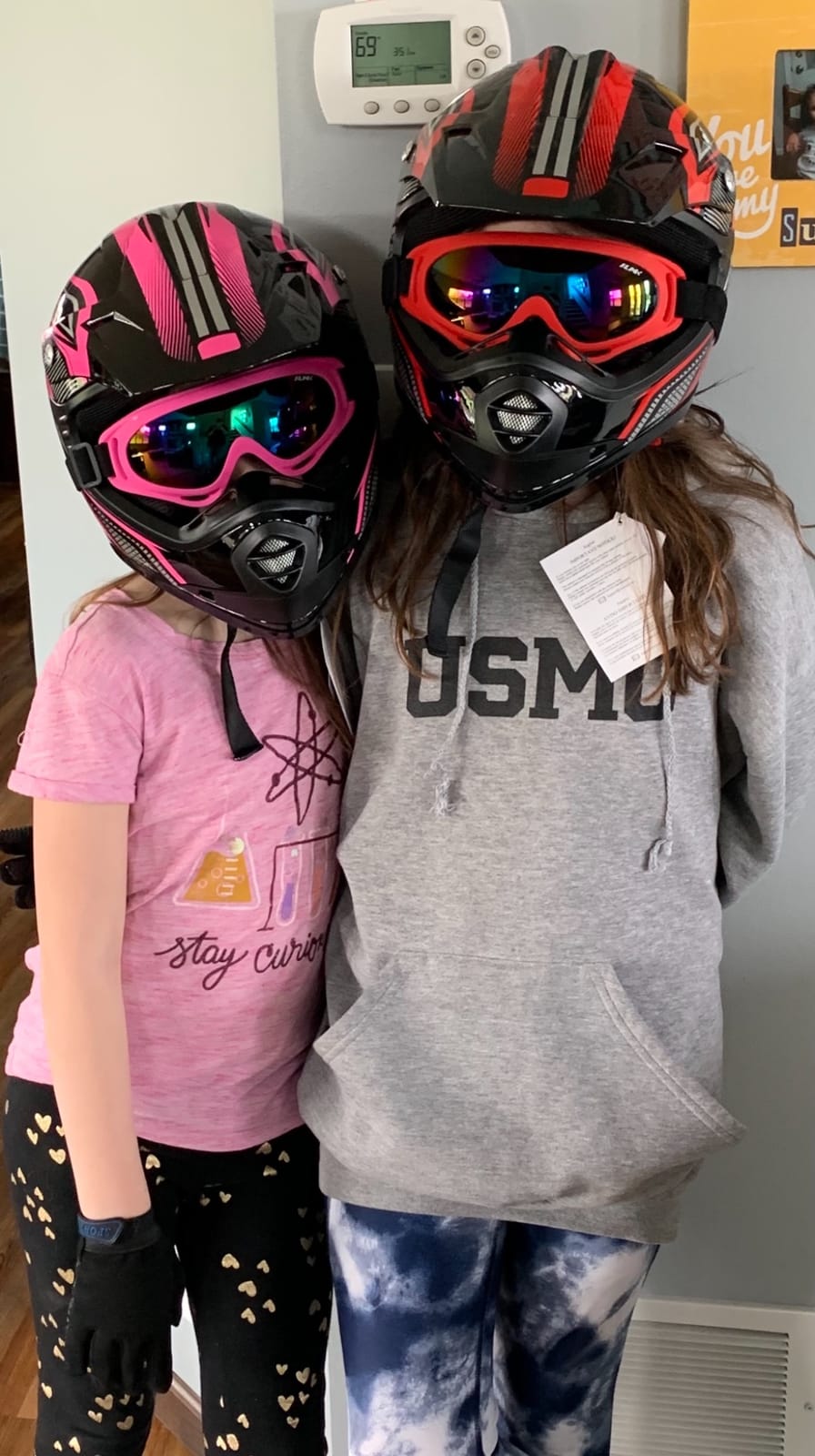 ILM Youth Kids DOT Full-Face Dirt Bike Helmet ATV Motocross Set, Includes Goggles Sports Gloves Storage Bag, Multiple Vents and Washable Liner, ATV UTV BMX MX Off-Road Racing customer photo 1
