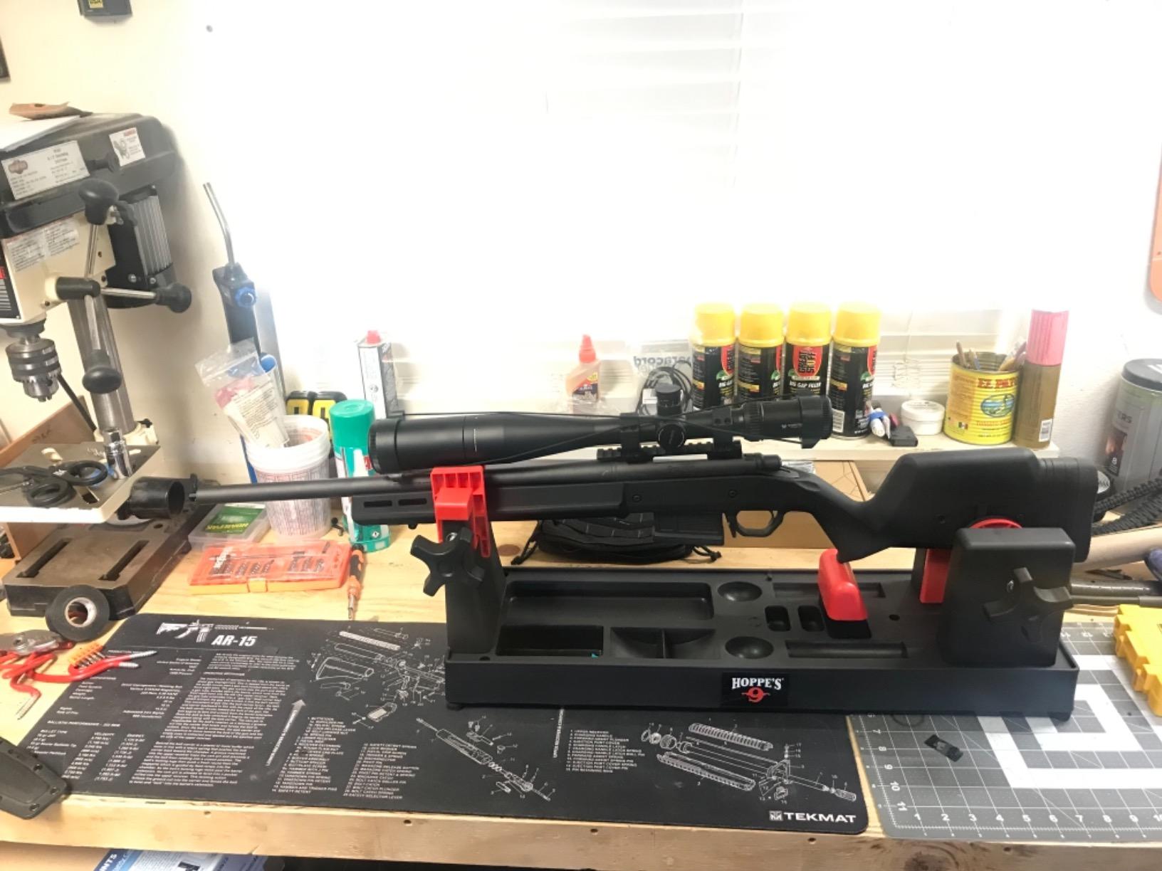 HOPPE'S Gun Vise, Rifle and Shotgun Vise with Front and Rear Locking Supports Grey customer photo 1