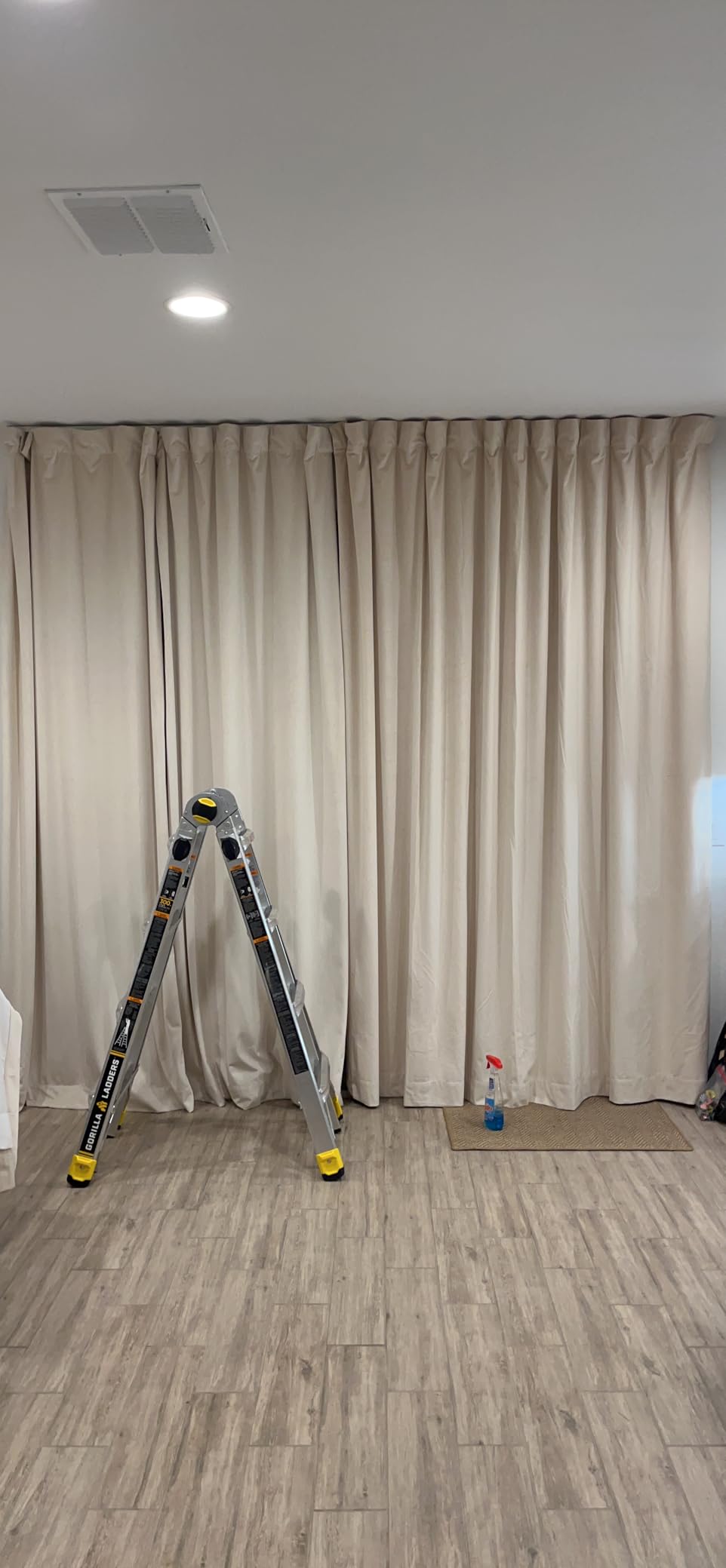 HPD Half Price Drapes Heritage Plush Velvet Curtains 84 Inches Long Room Darkening Curtains for Bedroom & Living Room 50W x 84L, (1 Panel), Au Lait Creme customer photo 2