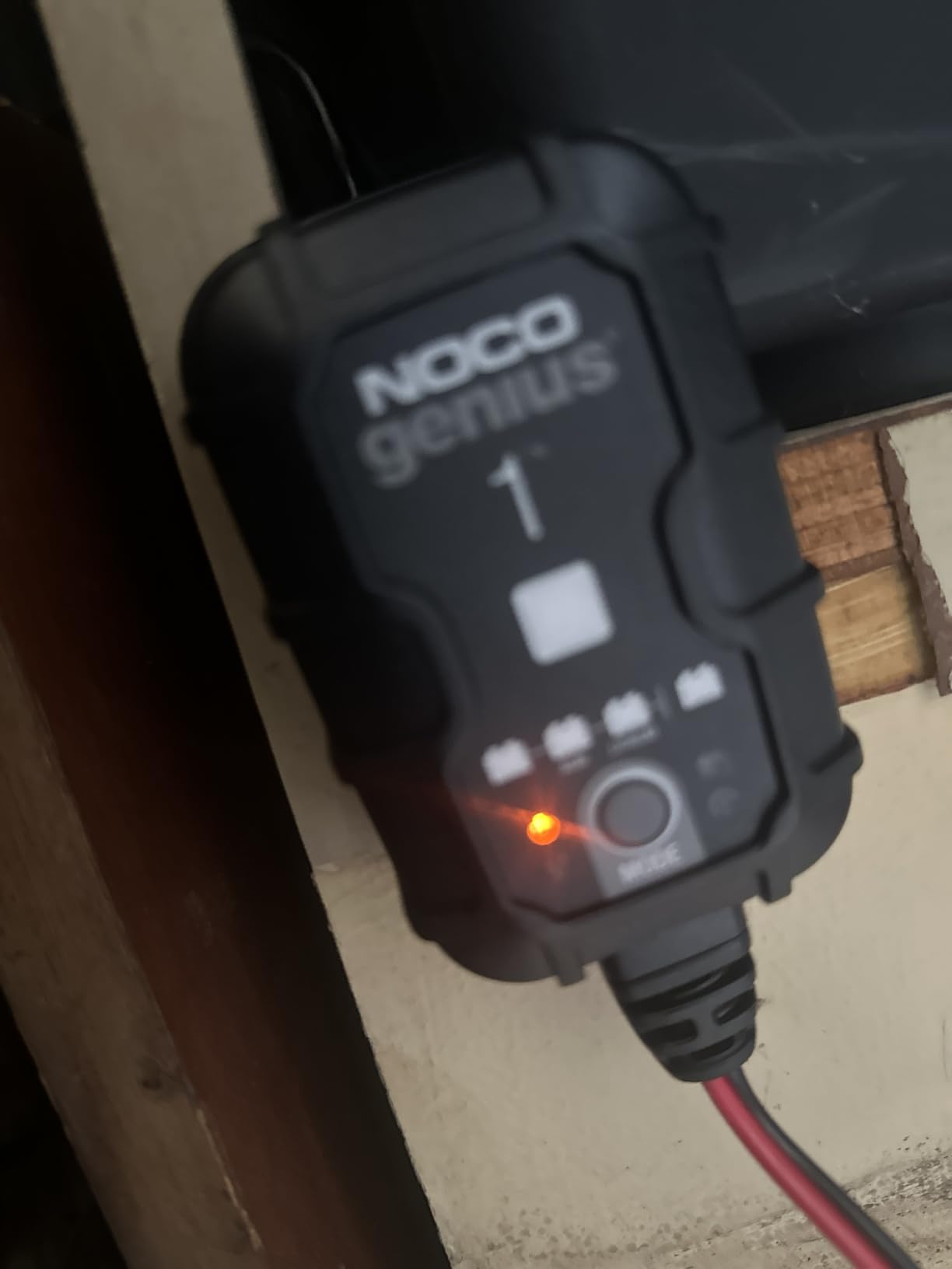 NOCO GENIUS1: 1A 6V/12V Smart Battery Charger - Automatic Maintainer, Trickle Charger & Desulfator with Overcharge Protection & Temperature Compensation - for Lead-Acid & Lithium Batteries customer photo 1