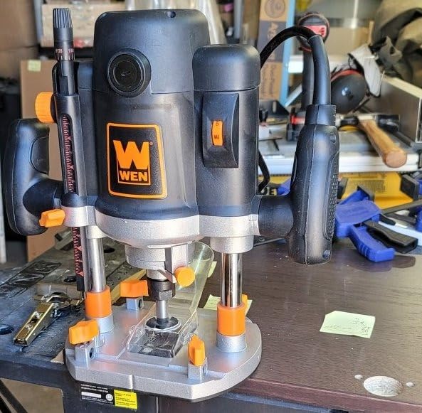 WEN RT6033 15-Amp Variable Speed Plunge Woodworking Router Kit with Carrying Case & Edge Guide customer photo 1