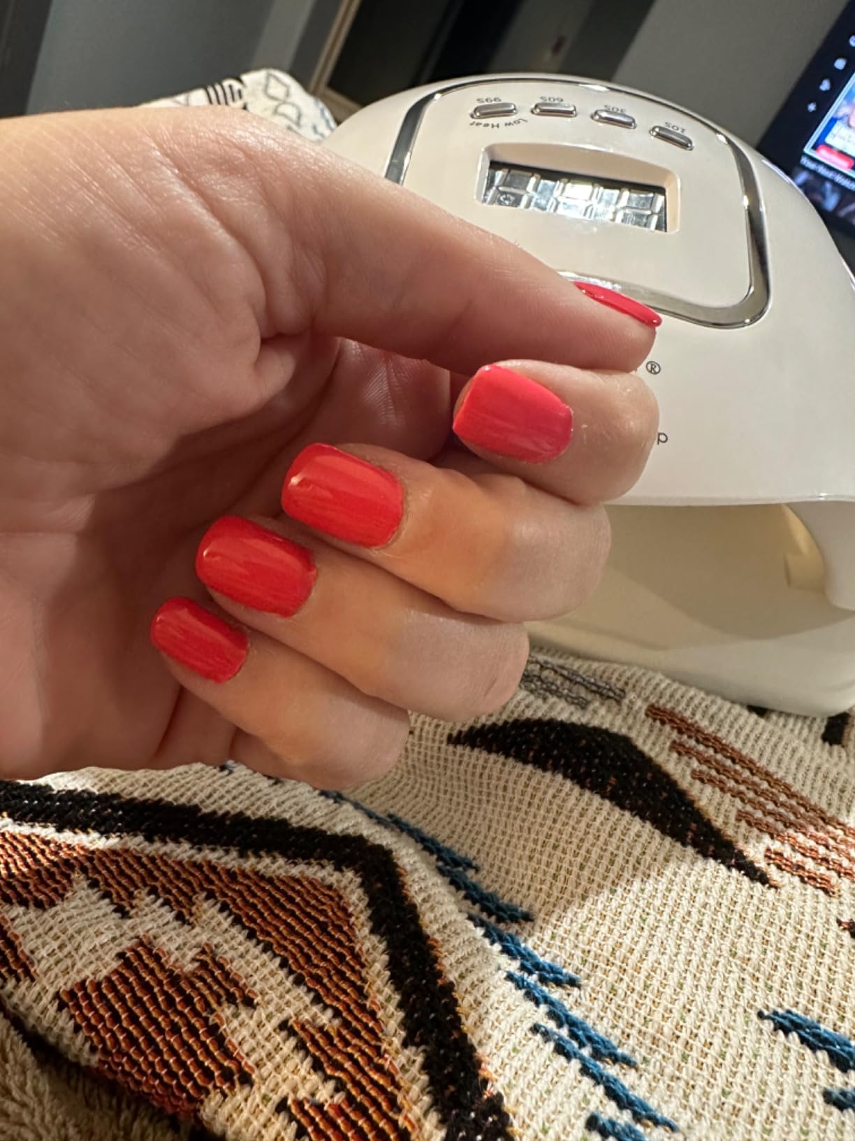 Liteland UV Gel Nail Lamp, 150W UV Nail Dryer LED Light | for Gel Polish-4 Timers Professional Nail Art Accessories, Curing Toe Nails customer photo 1