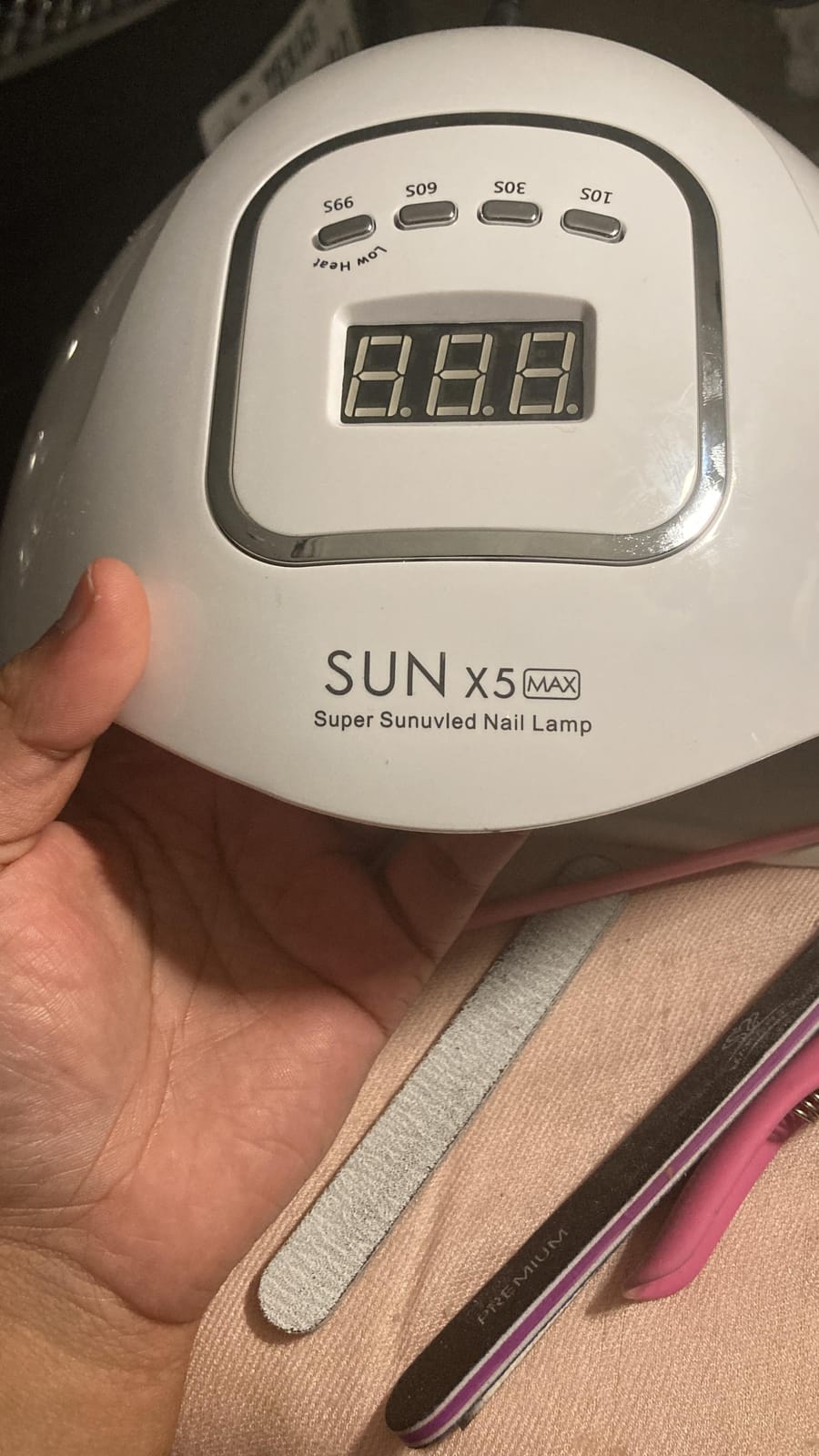 Liteland UV Gel Nail Lamp, 150W UV Nail Dryer LED Light | for Gel Polish-4 Timers Professional Nail Art Accessories, Curing Toe Nails customer photo 2