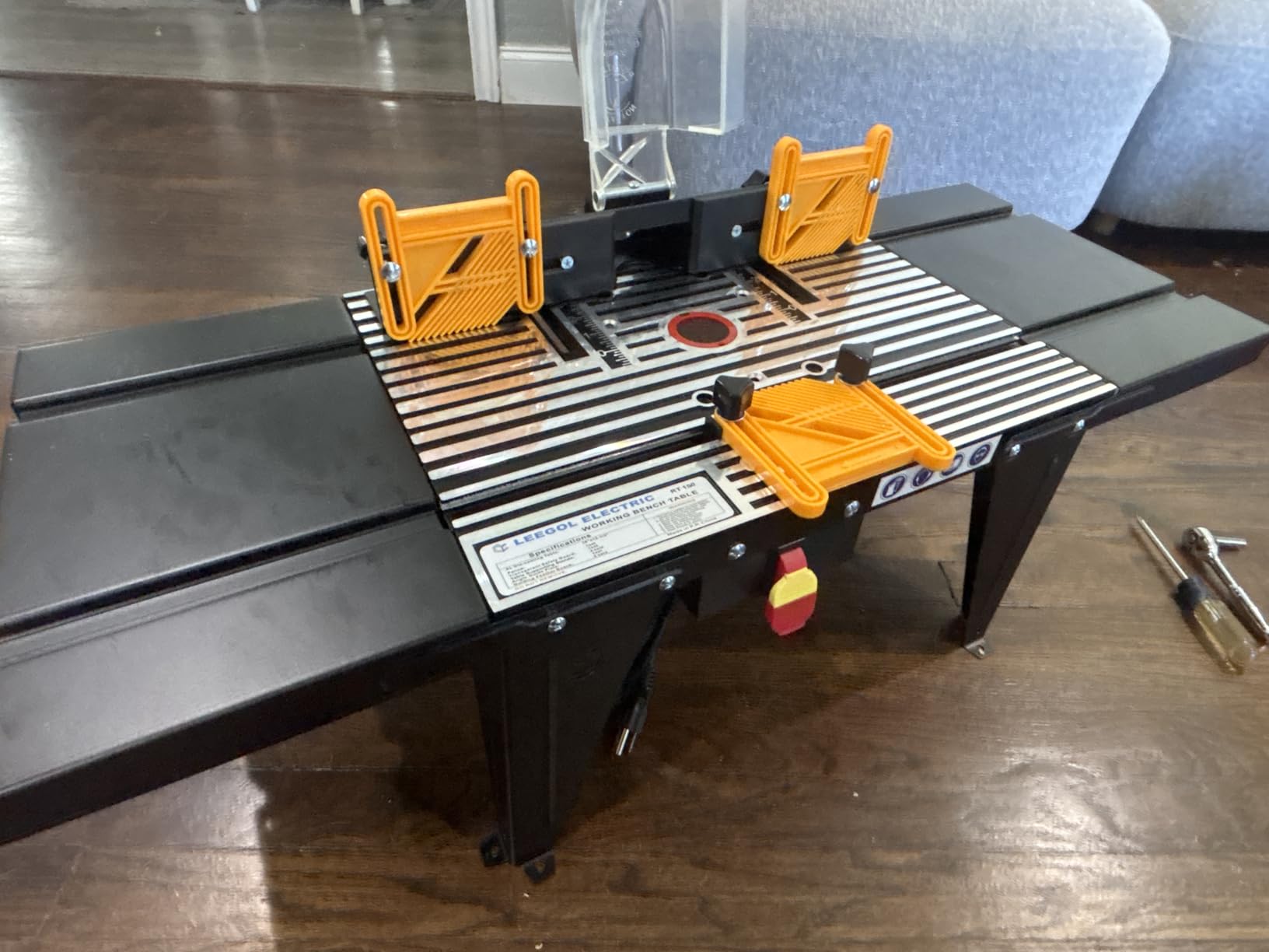 Leegol Electric Benchtop Router Table Wood Working Craftsman Tool (Router Table A) customer photo 1