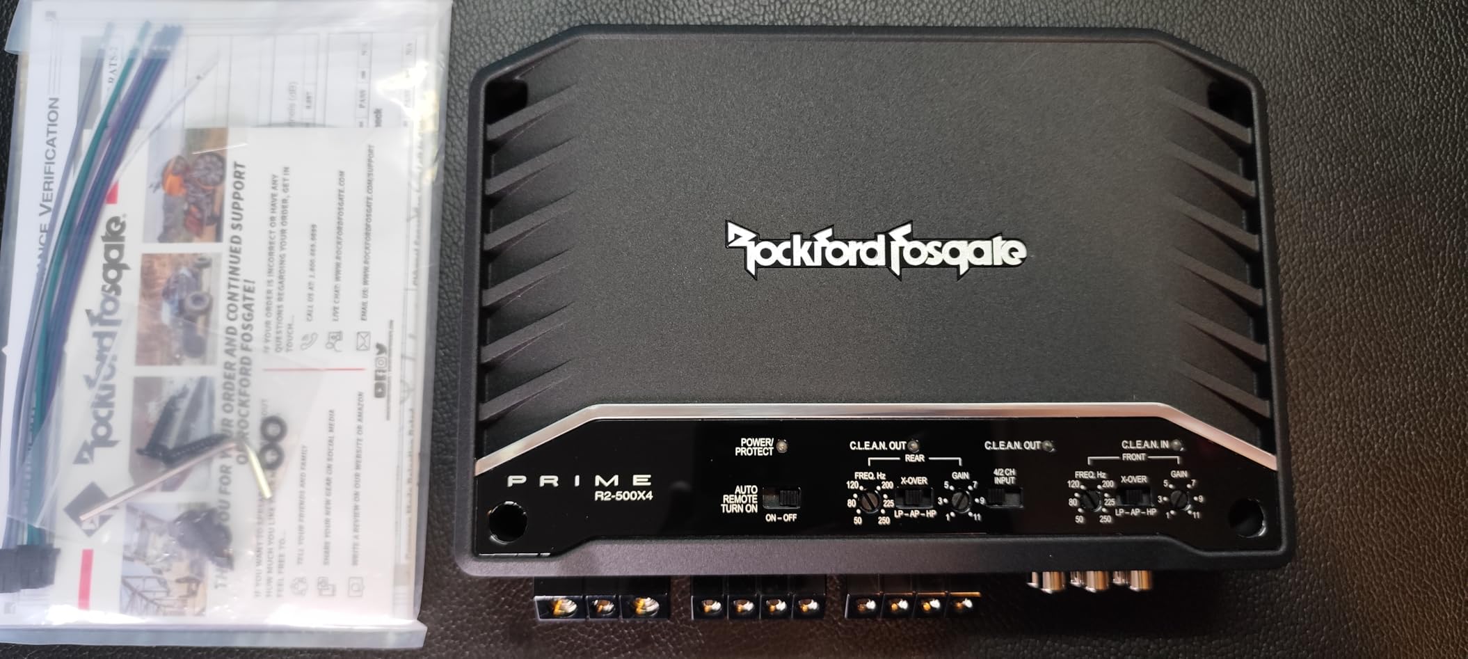 Rockford Fosgate Prime R2-500X4 500-Watt 4-Channel Amplifier, Class-D customer photo 2