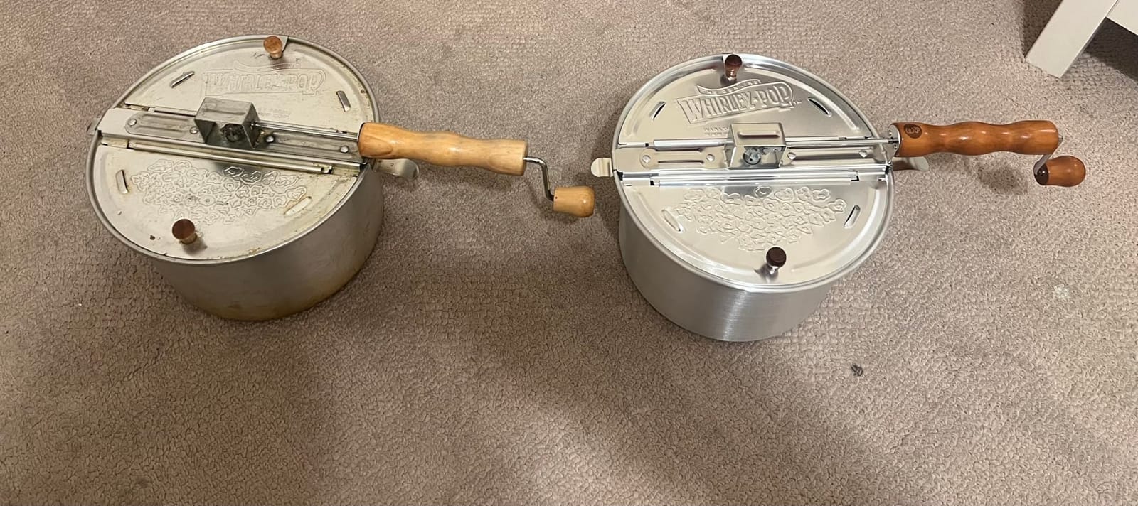 Original Whirley Pop Popcorn Maker - Wabash Valley Farms Gourmet Popcorn Popper, Aluminum Pot With Nylon Gears, 3-Minute Stove Top Popper, Home Movie Night (Silver) customer photo 1