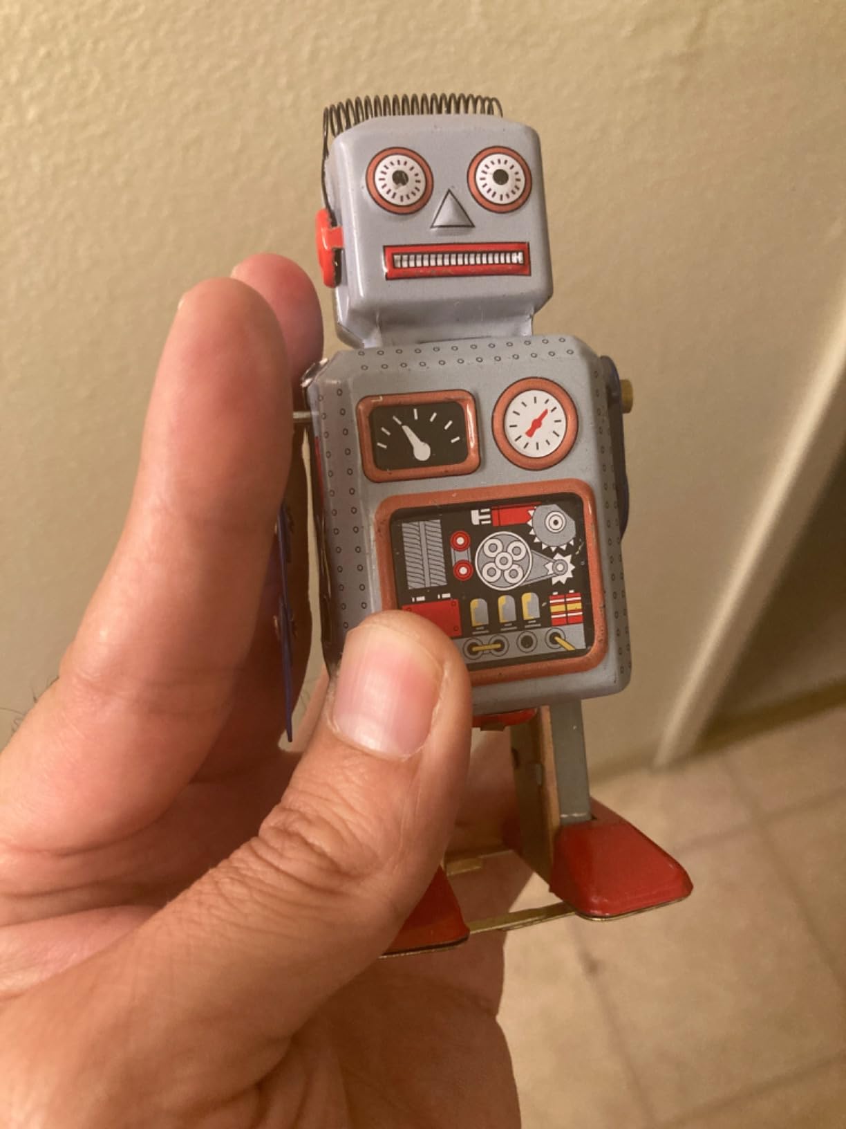 Wind Up Vintage Robot Retro Classic Clockwork Spring for Collection, Xmas, Gift, Party, Birthday, Festival, Surprise, Memories customer photo 1
