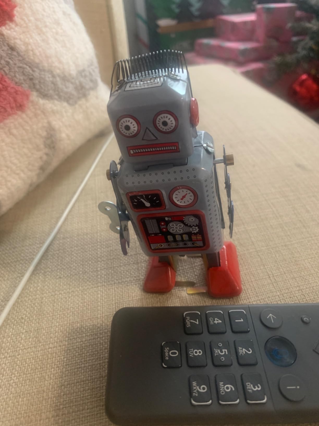 Wind Up Vintage Robot Retro Classic Clockwork Spring for Collection, Xmas, Gift, Party, Birthday, Festival, Surprise, Memories customer photo 2