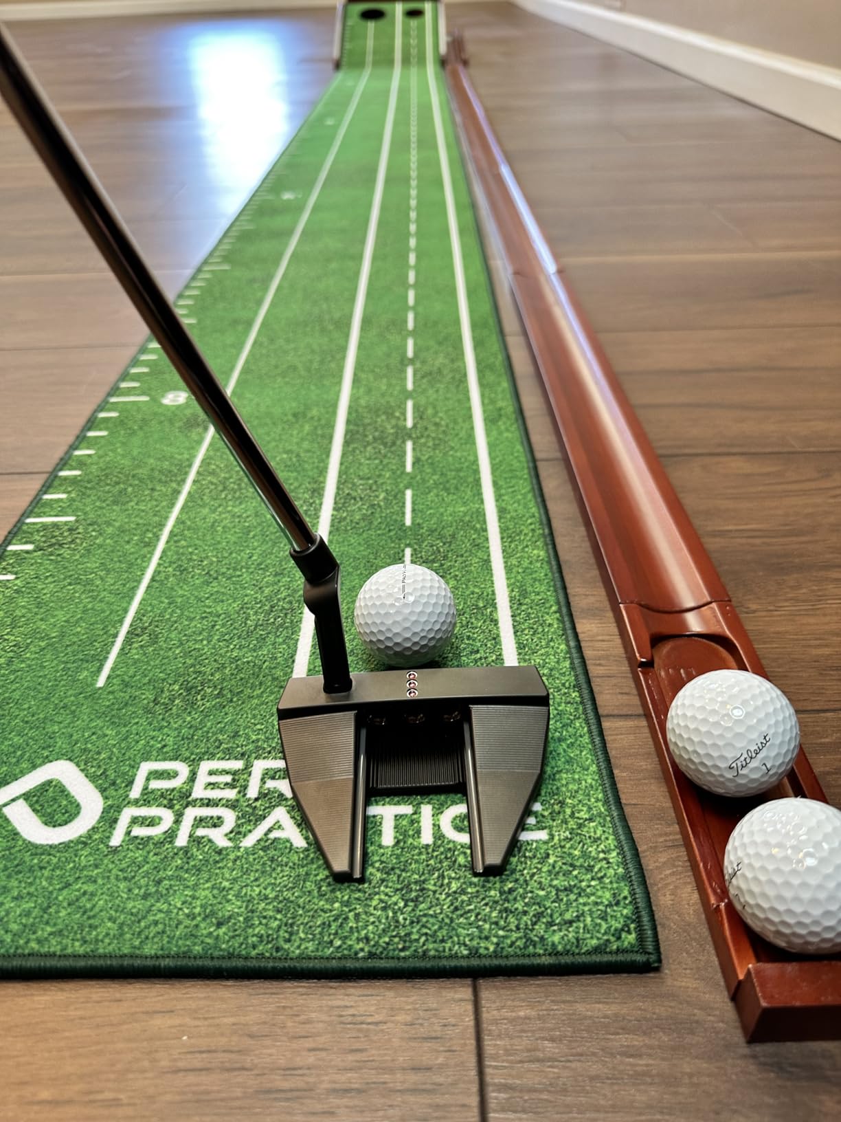 Perfect Practice Putting Mat & Golf Chipping Net - Indoor Golf Training Aid customer photo 1