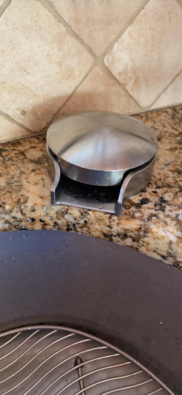Delta Faucet Glass Rinser for Kitchen Sinks, Kitchen Sink Accessories, Bar Glass Rinser, SpotShield Stainless GR150-SP customer photo 1