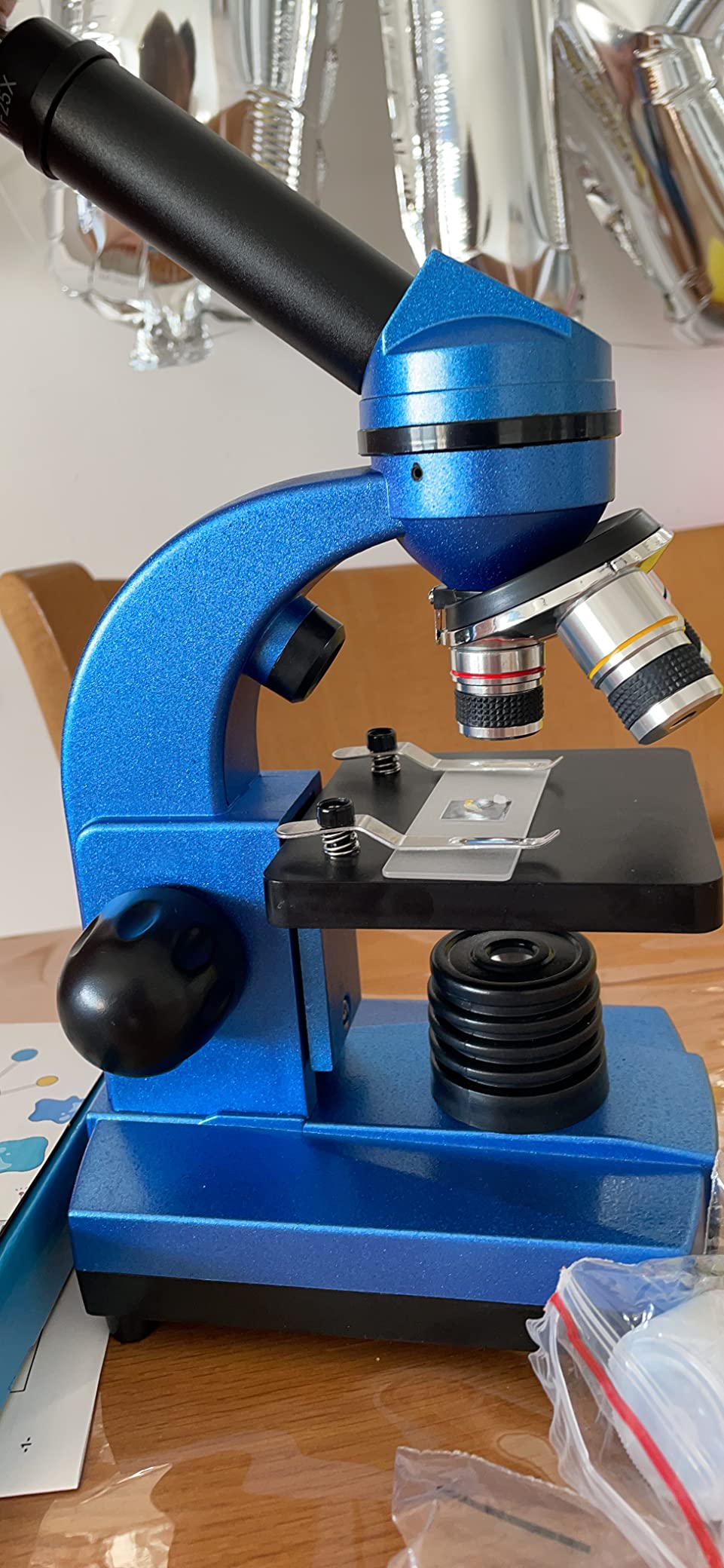 Microscope for Kids Beginners Children Student, 40X-1000X Compound Microscopes with 52 pcs Educational Kits customer photo 2