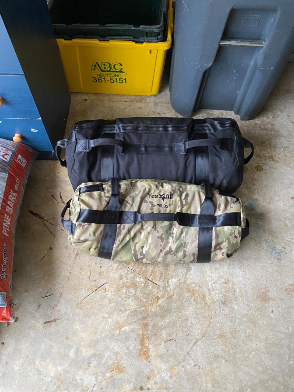 Yes4All Sandbags for Working Out, Adjustable Sand Bags for Weight Training with Handles, Multiple Colors & Sizes 5-200lbs customer photo 2