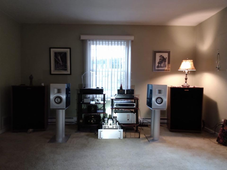 R8 KT88 x4 Tube Amplifier Hi-Fi Integrated Vacuum Tube Amp with Headphone Output KT88, EL34 Replaceable (Silver) customer photo 1