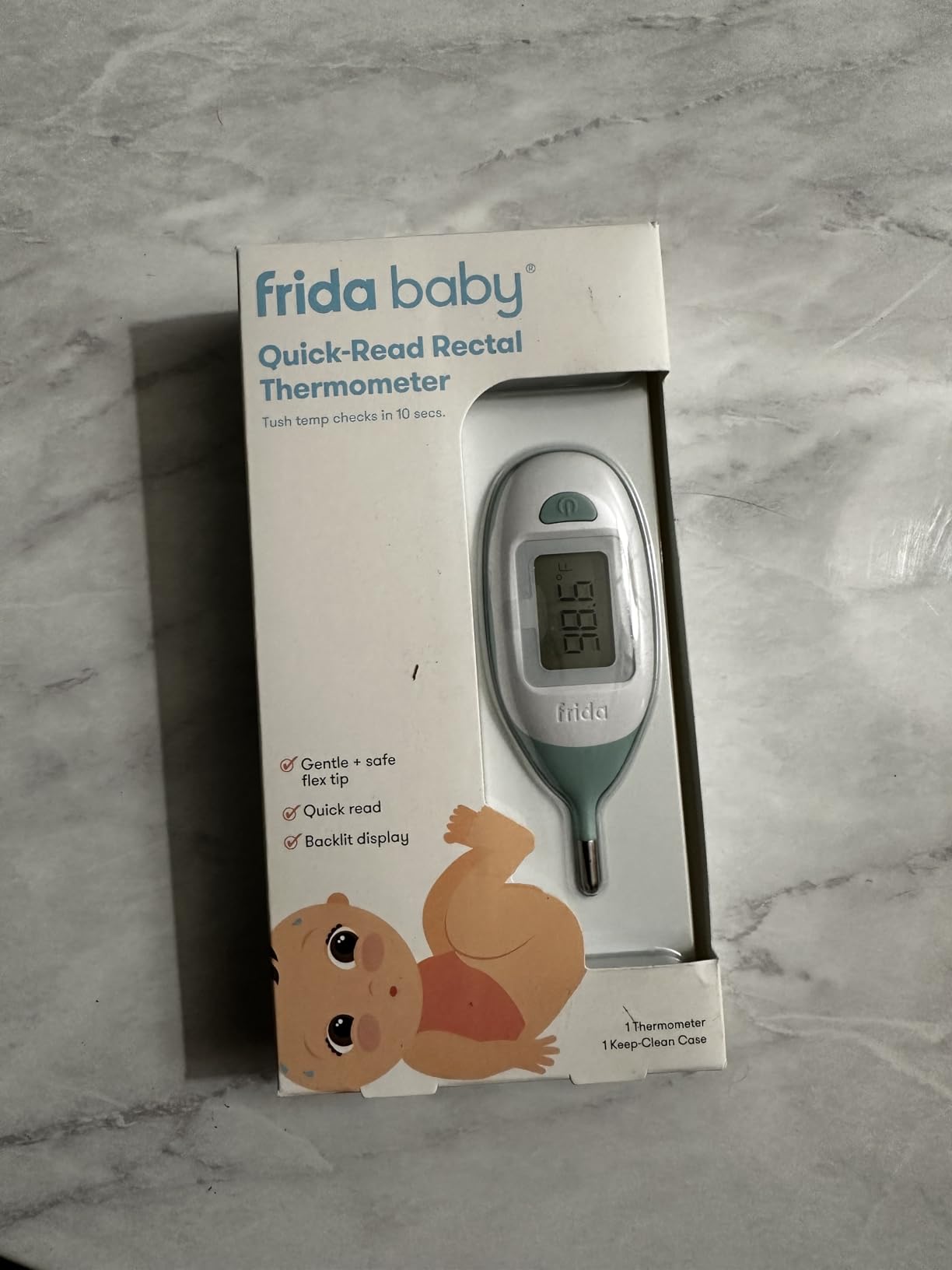 Frida Baby Digital Rectal Thermometer for Babies, Newborns & Infants customer photo 2