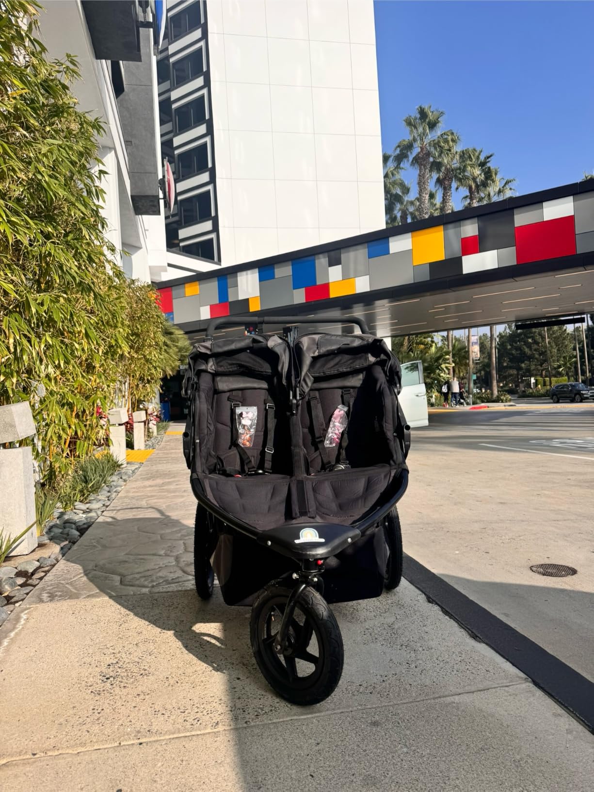 BOB Gear Revolution Flex 3.0 Jogging Stroller - Graphite Black | All Terrain Stroller With Mountain-Bike-Style Suspension & Air-Filled Tires; Car Seat Compatible customer photo 1
