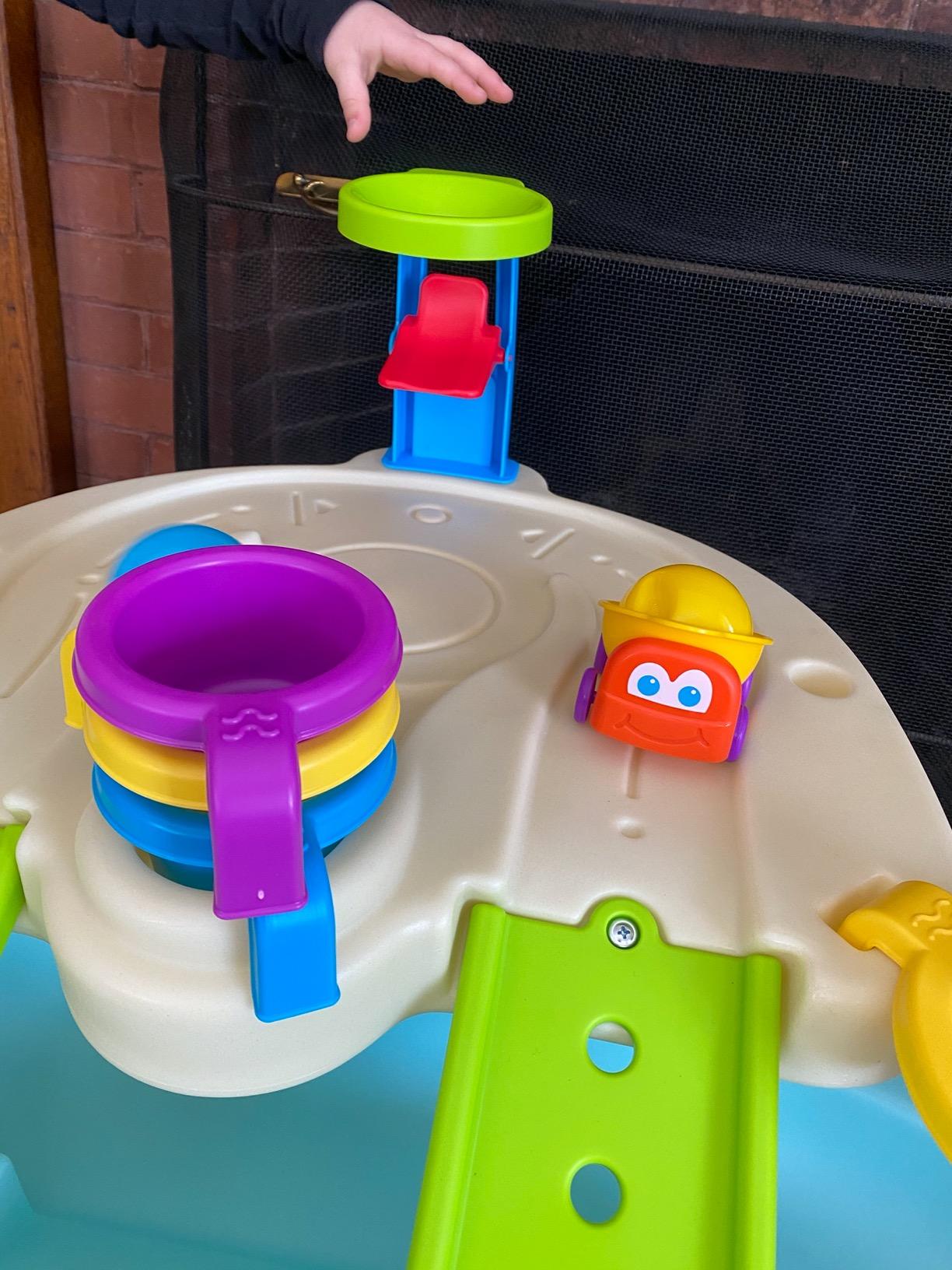 Step2 Ball Buddies Adventure Center Water Table for Kids, Indoor and Outdoor Kids Water Sensory Table Pool, Ages 1.5+ Years Old, 23 Piece Water Toy Accessories, Blue customer photo 2