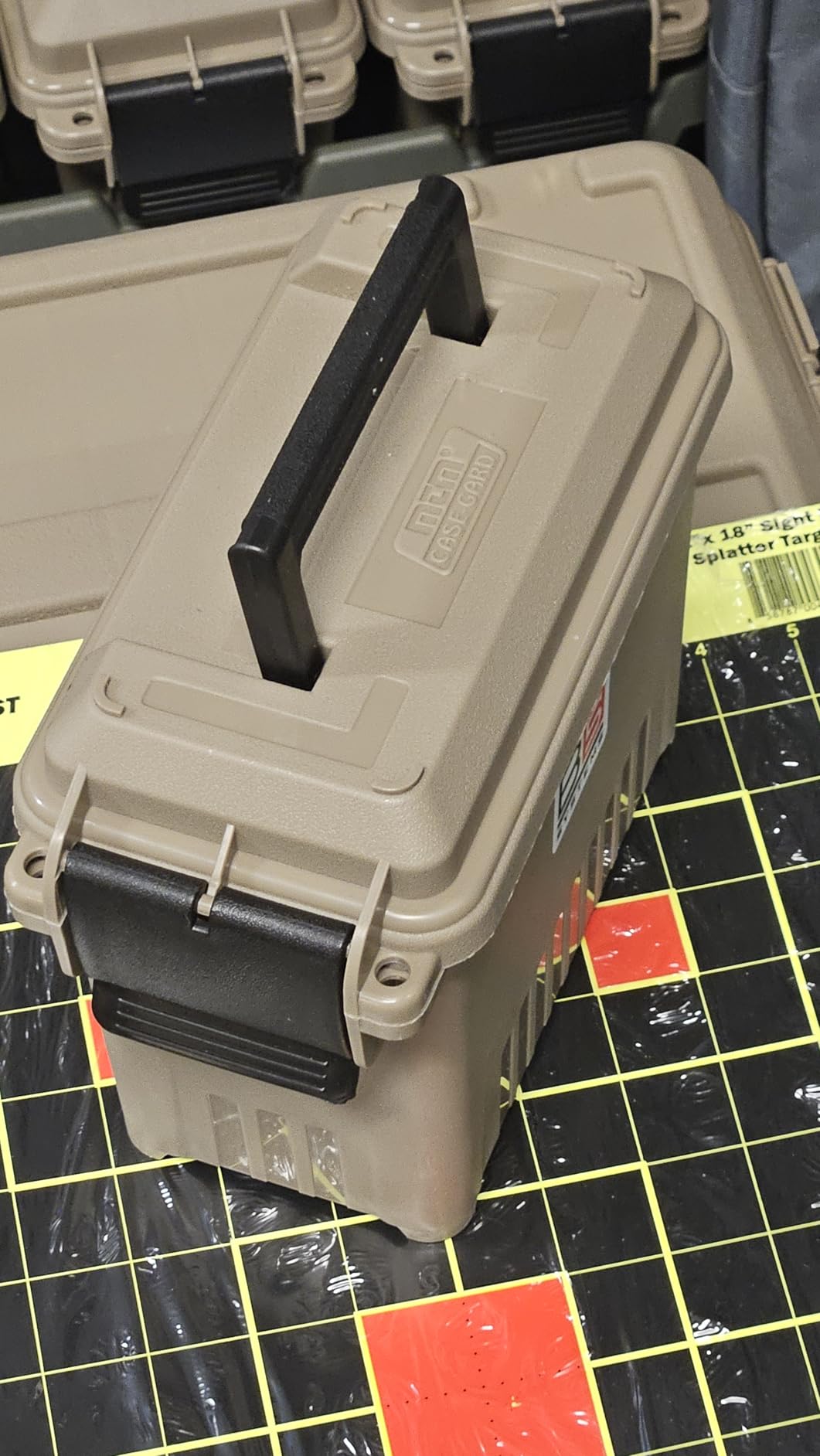 MTM AC15-72 Ammo Can Mini for Bulk Ammo, Water-Resistant Seal, Double Padlock Tabs, 12-Pound Capacity, USA Made, Dark Earth customer photo 2