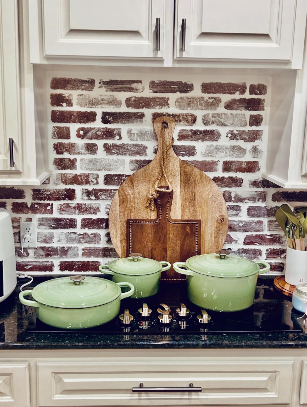 Crock Pot Artisan Enameled Cast Iron Braiser W/Lid, 5-Quart, Pistachio customer photo 2