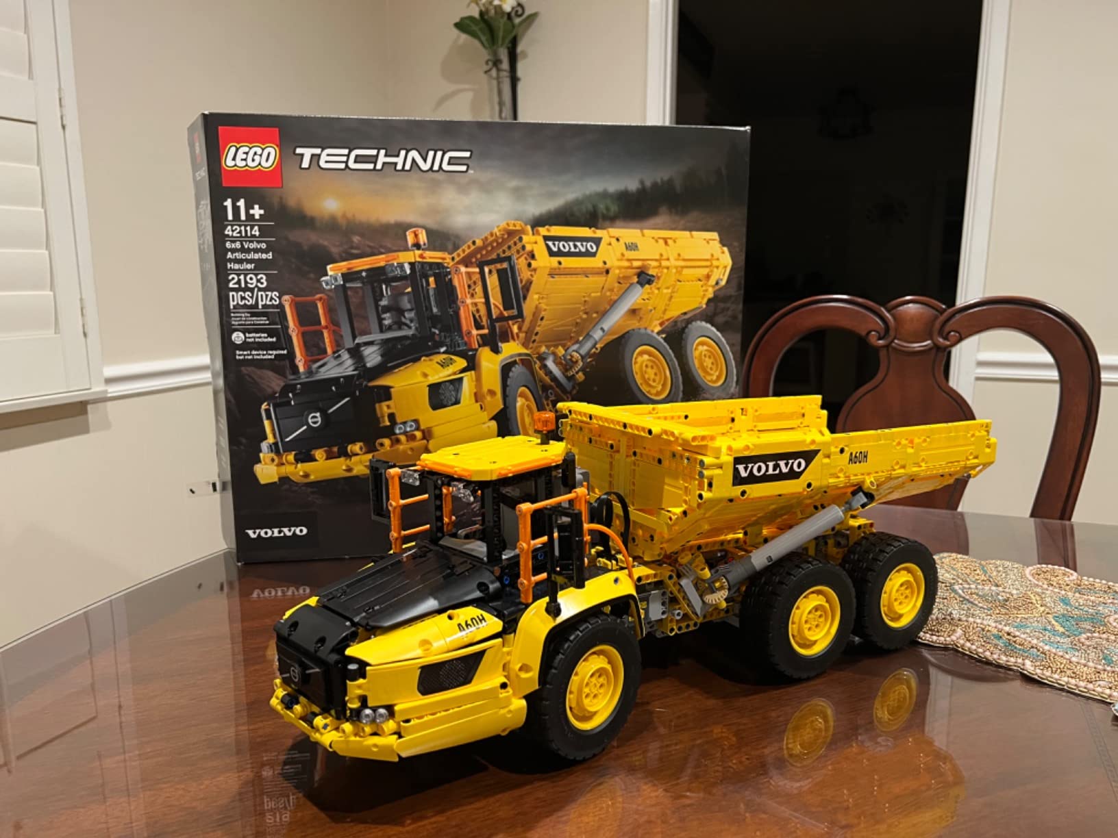 LEGO Technic 6x6 Volvo Articulated Hauler (42114) Building Kit, Volvo Truck Toy Model for Kids Who Love Construction Vehicle Playsets (2,193 Pieces) customer photo 1