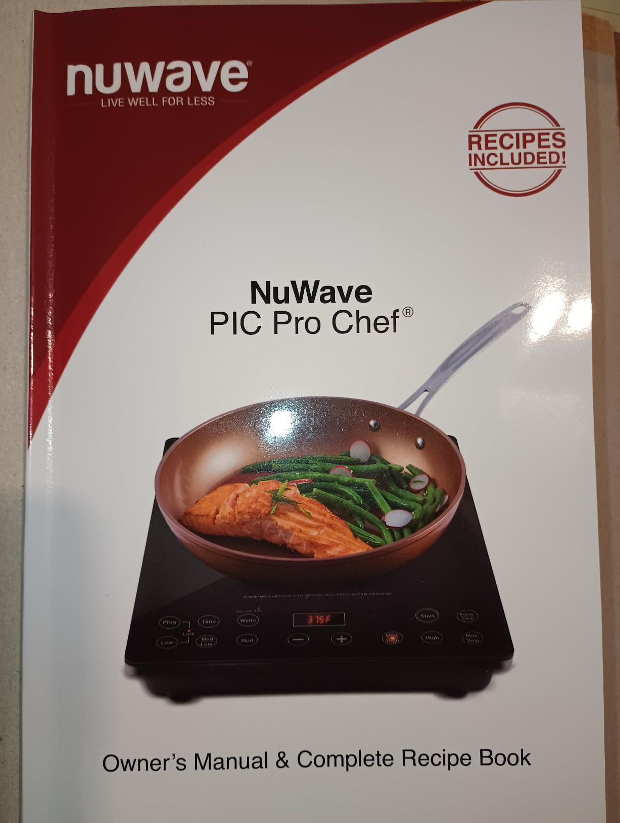 Nuwave Pro Chef Induction Cooktop, Commercial-Grade Portable Burner | Powerful 1800W, Large 8