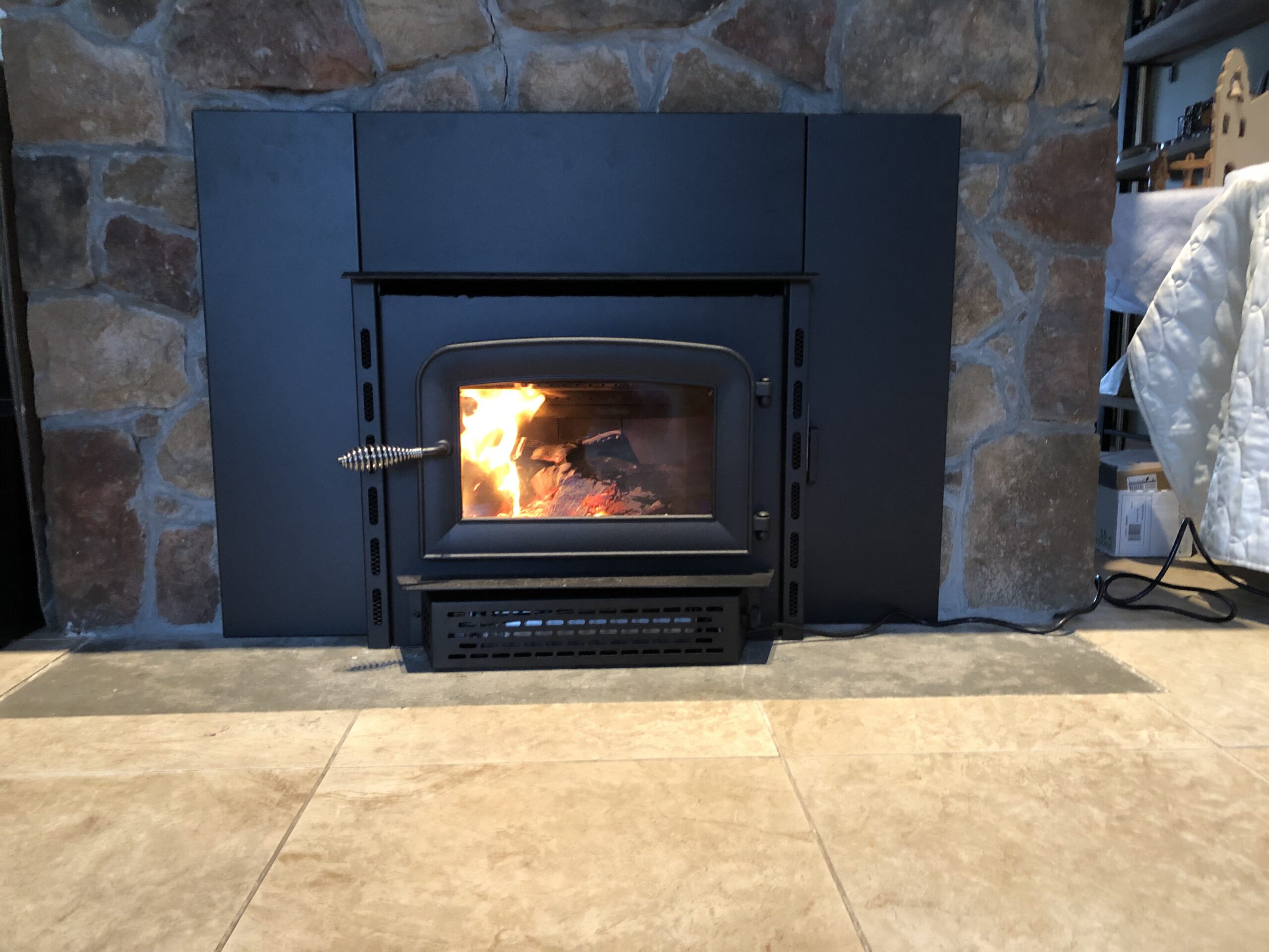 Ashley Hearth AW1820E 1,200 Sq. Ft. Wood Stove Insert, Black customer photo 1