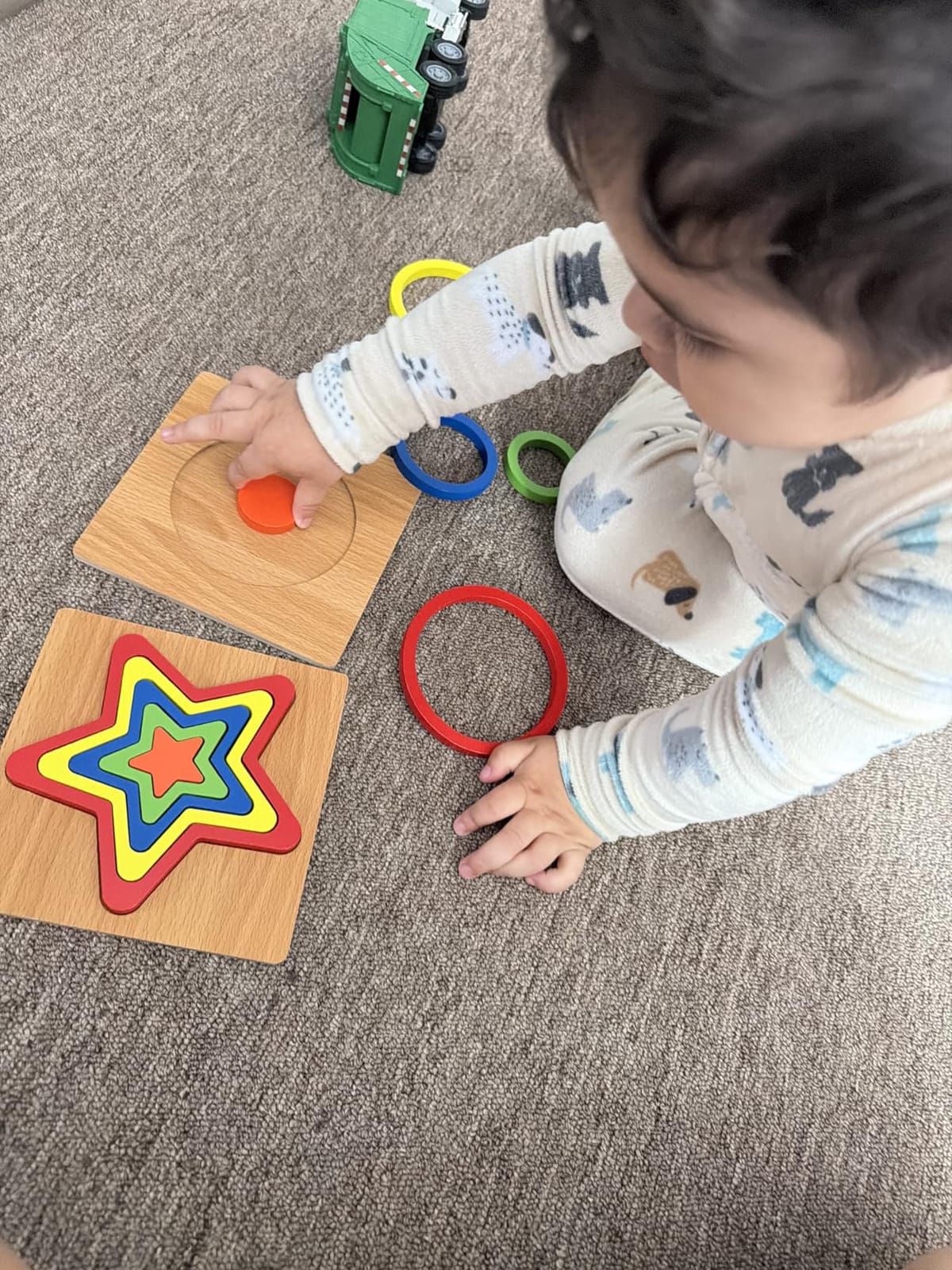 Toddler Puzzles Montessori Toy Wooden Shape Sorting Puzzle Educational Toy | Toddler Activities Preschool Learning Sensory Toy, Autistic Developmental 1 2 3 Year Old Girl Boy Toys, 1-3 Birthday Gift customer photo 1