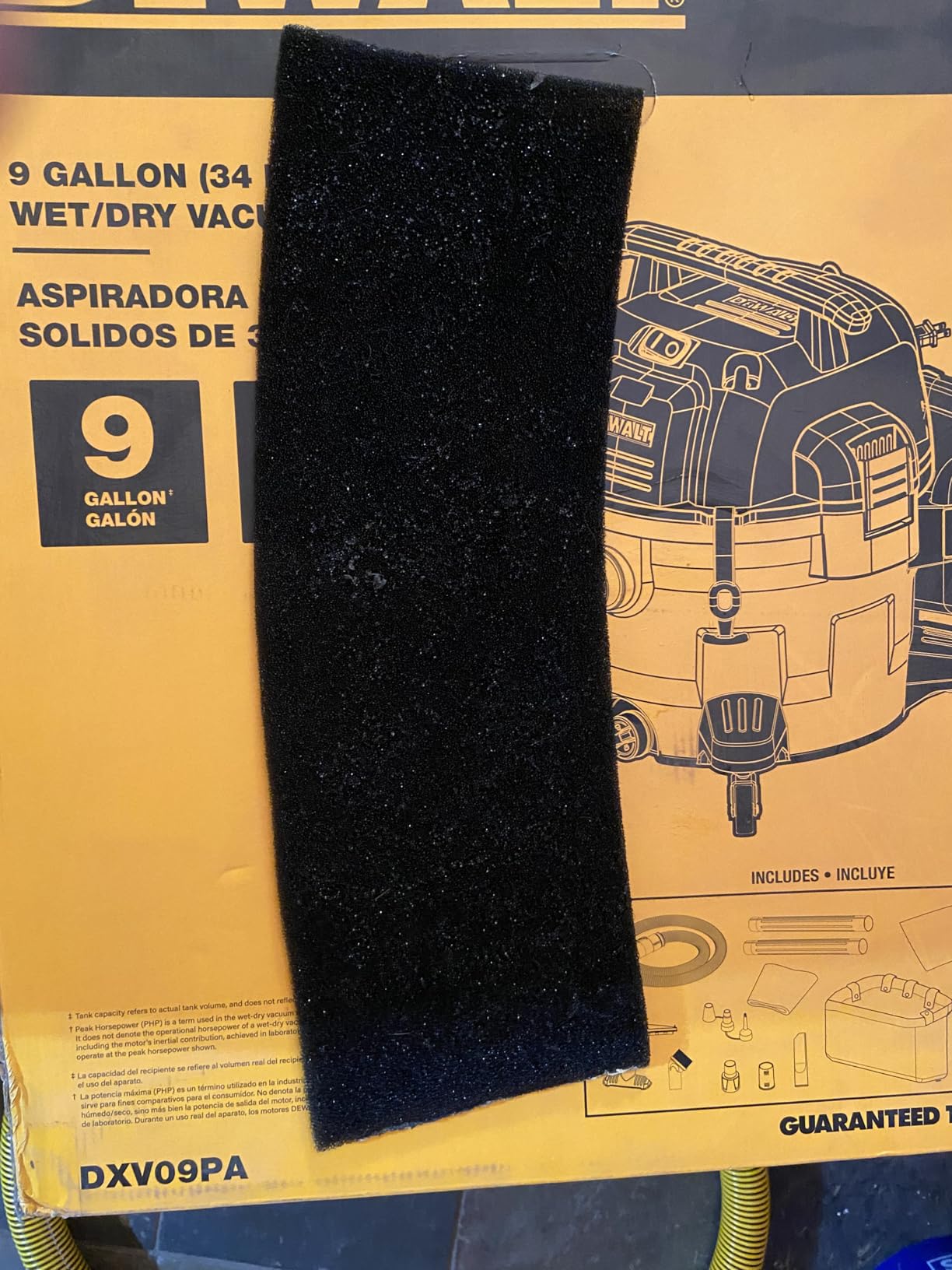 DEWALT 9 Gallon Wet/Dry VAC, Heavy-Duty Shop Vacuum with Attachments, 5 Peak HP, with Blower Function, DXV09PA customer photo 2
