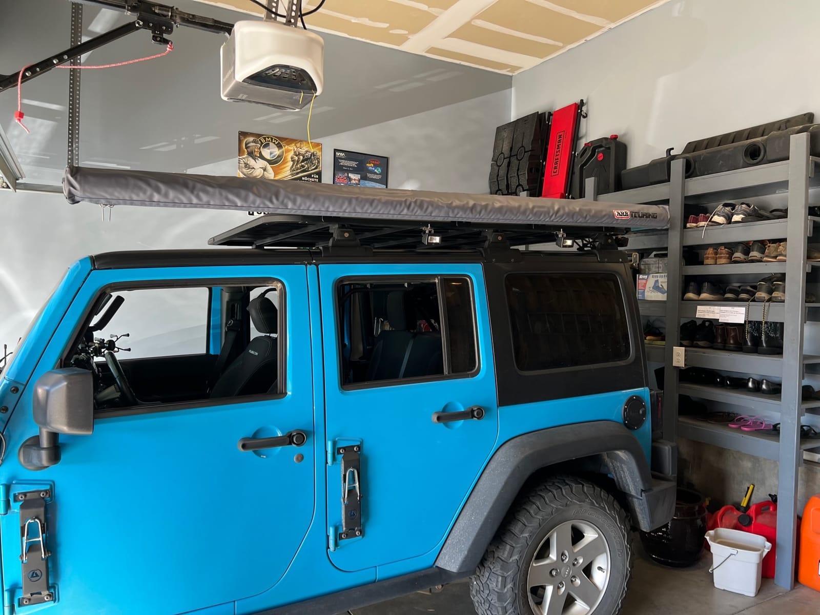 ARB 4x4 Accessories 814410 Retractable Awning with Led Light Strip Included 2500x2500mm 8.2 Feet, Ideal for Camping, Roadtrips, Outdoor Trips, Travel, Expeditions, RV, Camper, 4x4 and SUV customer photo 1